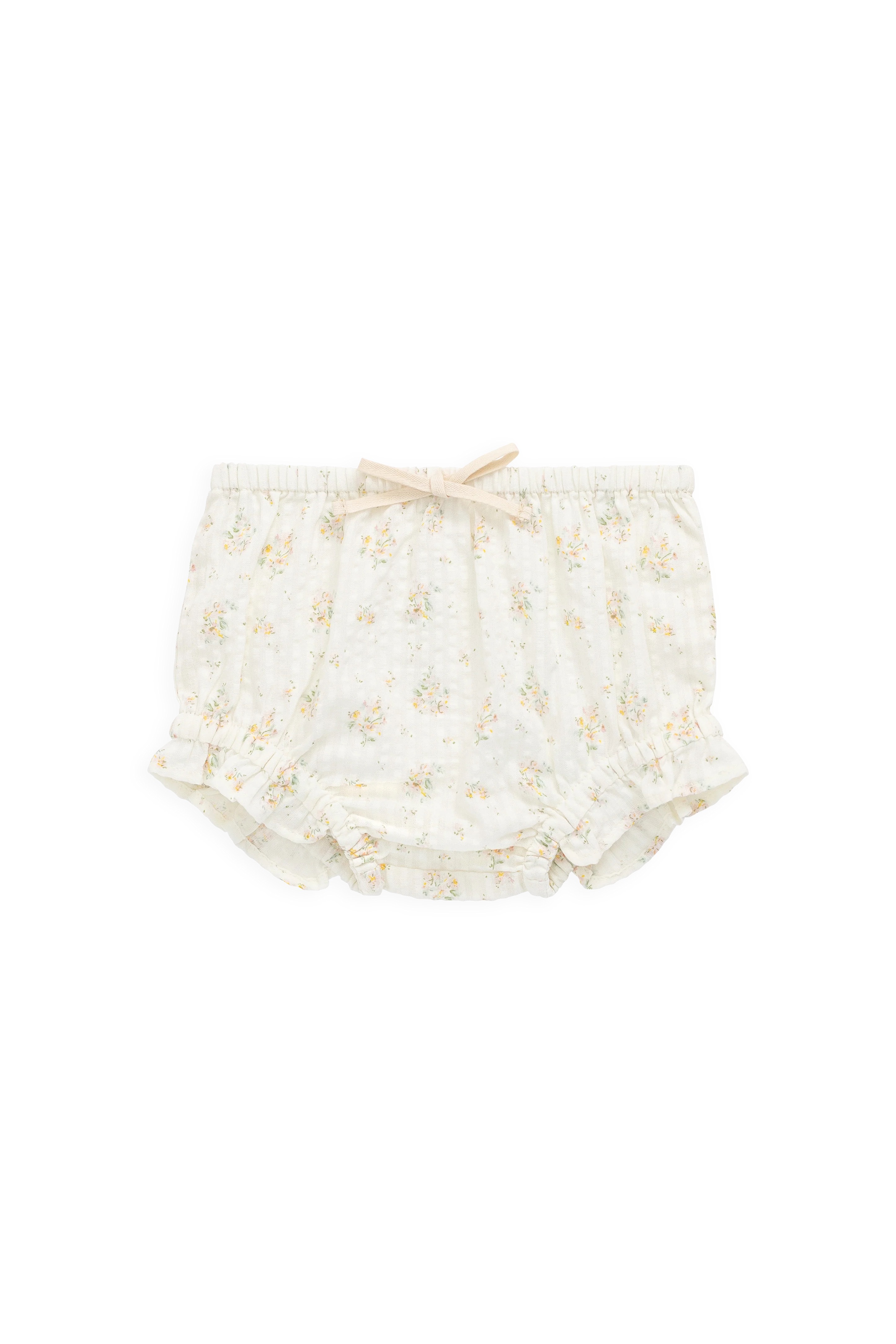 【預購】JAMIE KAY -Organic Cotton Frill Bloomer（Justine Parchment）