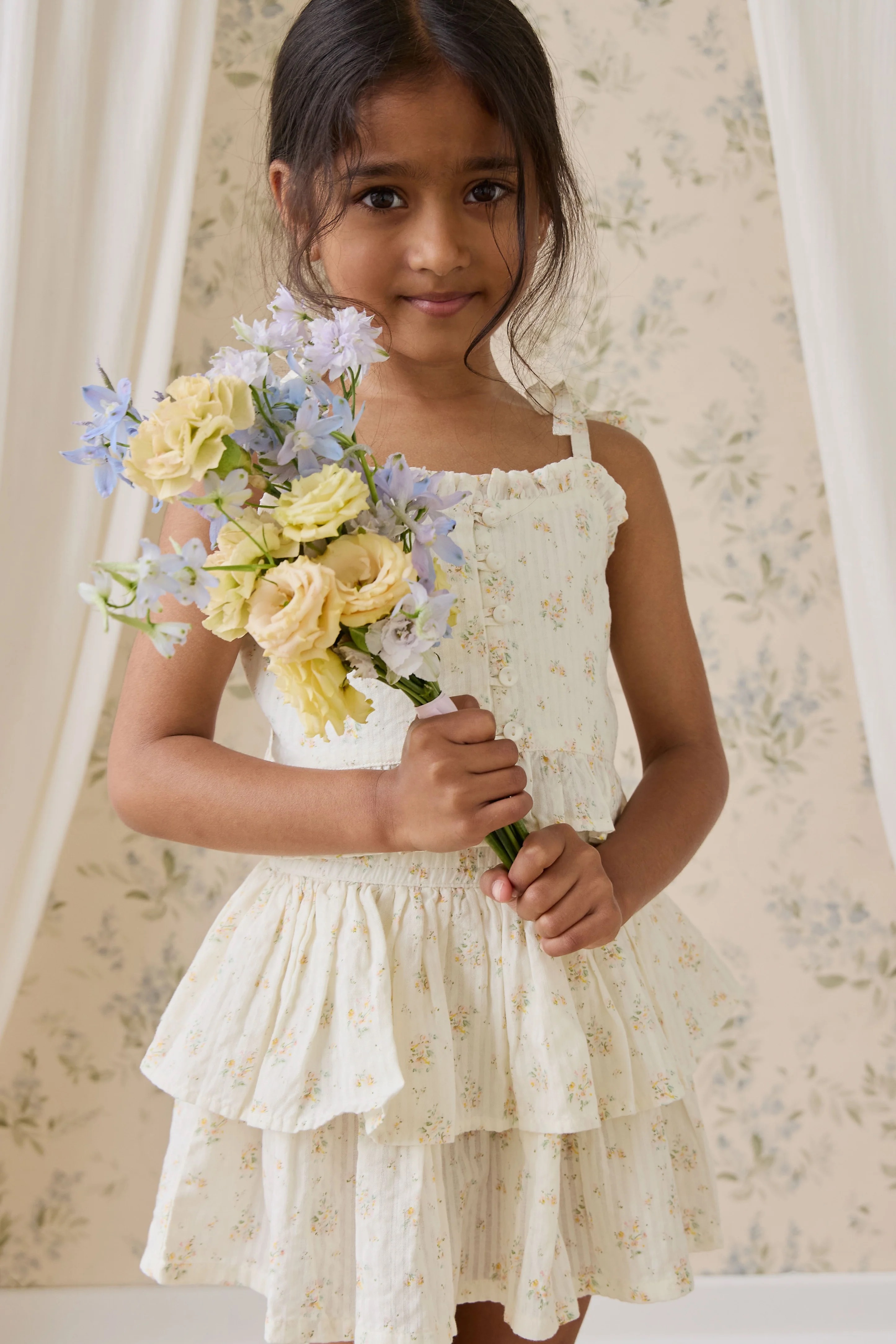 【預購】JAMIE KAY -Organic Cotton Cosette Skirt（Justine Parchment）