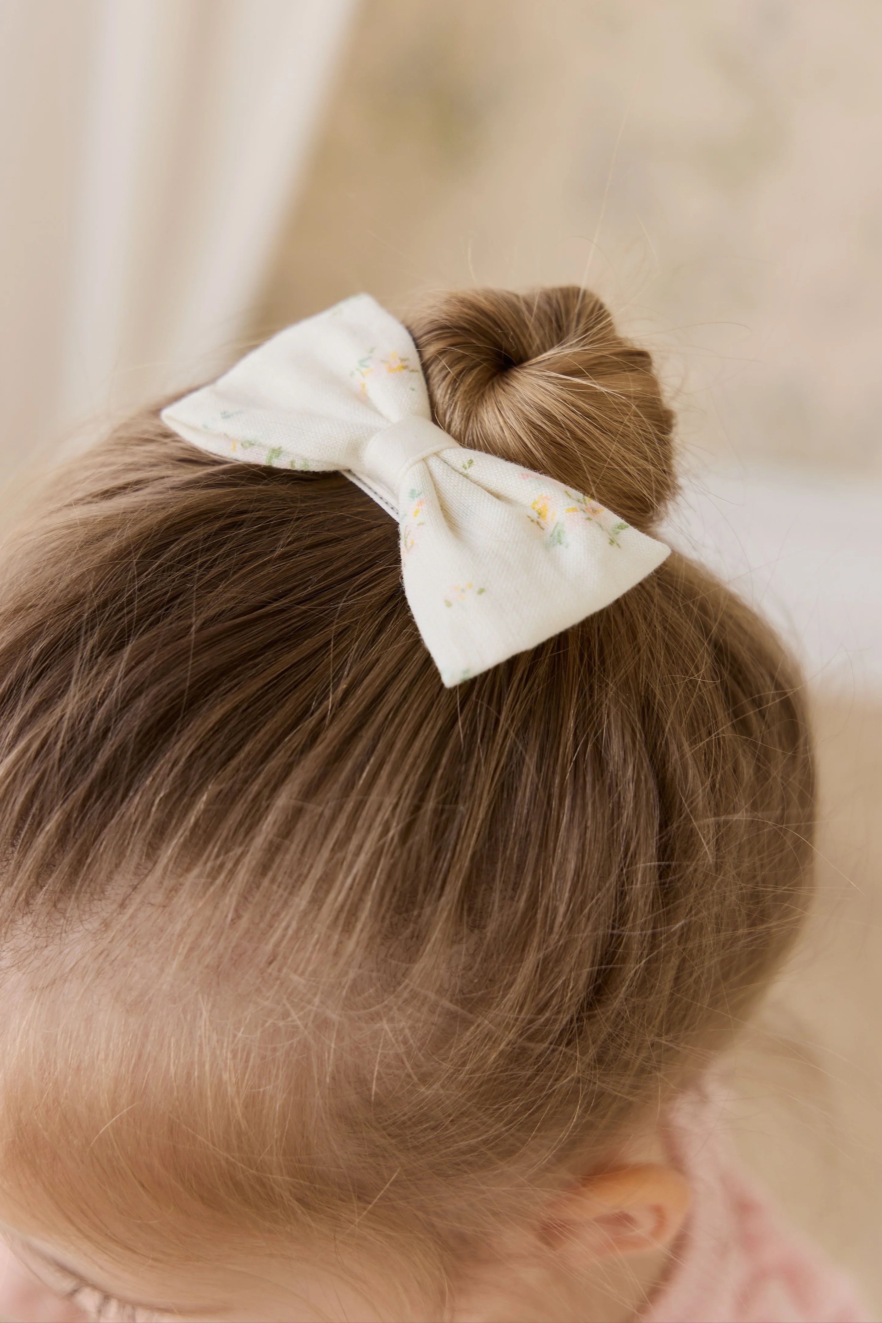 【預購】JAMIE KAY -Organic Cotton Desiree Bow（ Justine Parchment）
