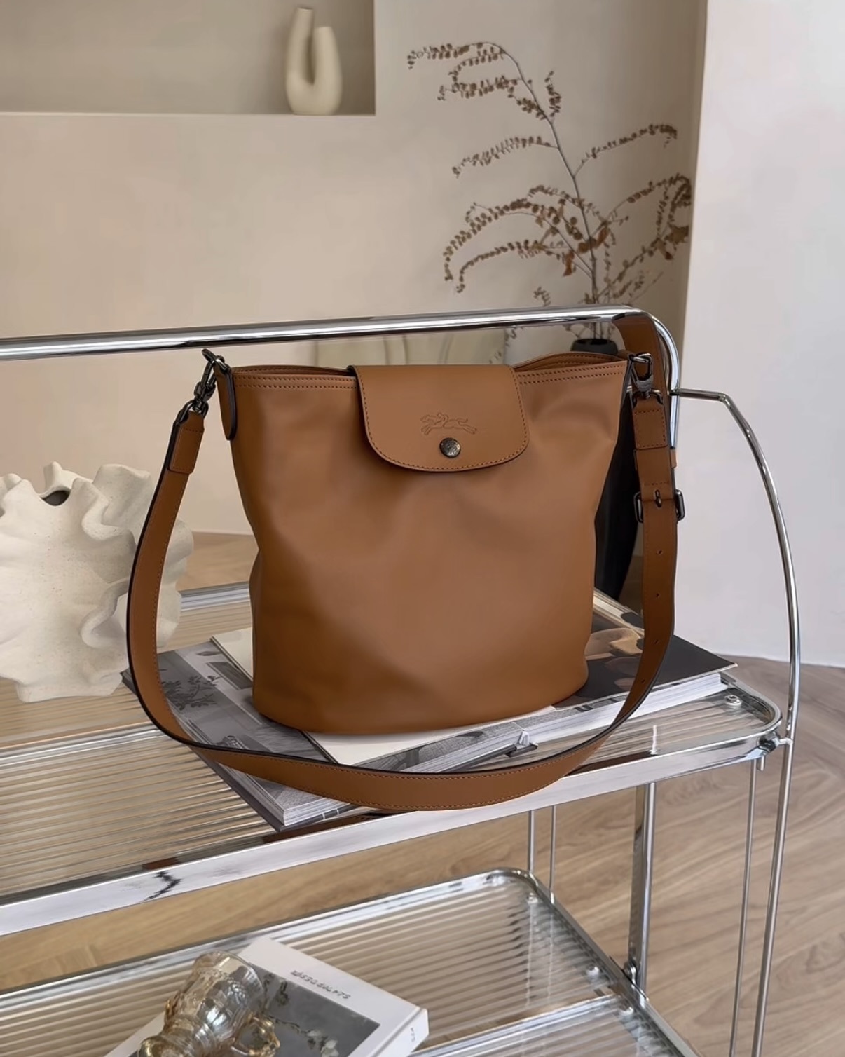 LONGCHAMP｜LE PLIAGE XTRA 水桶包 腰果棕