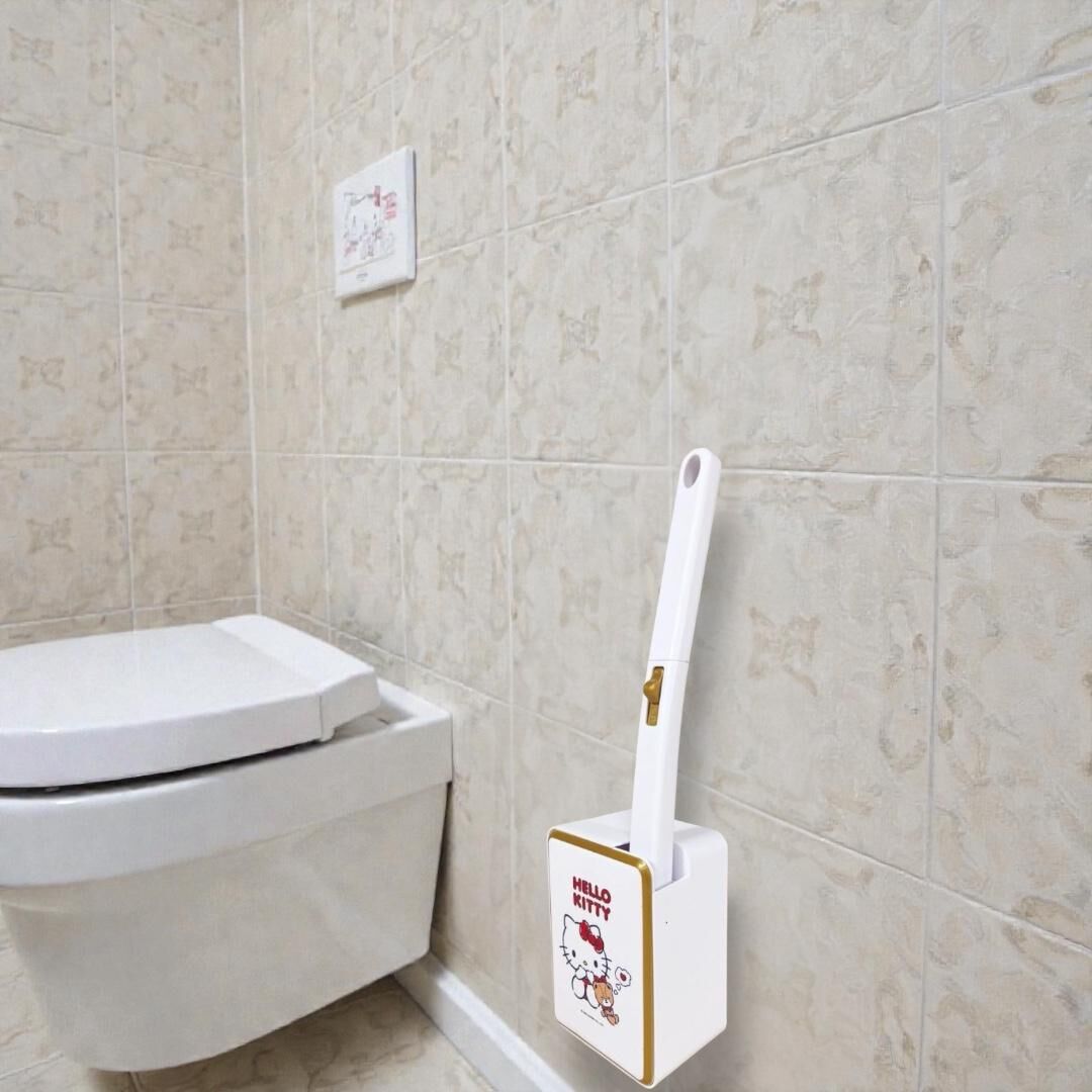26064-KT Sanrio Hello Kitty 掛牆式即棄馬桶刷 #TW-HS26