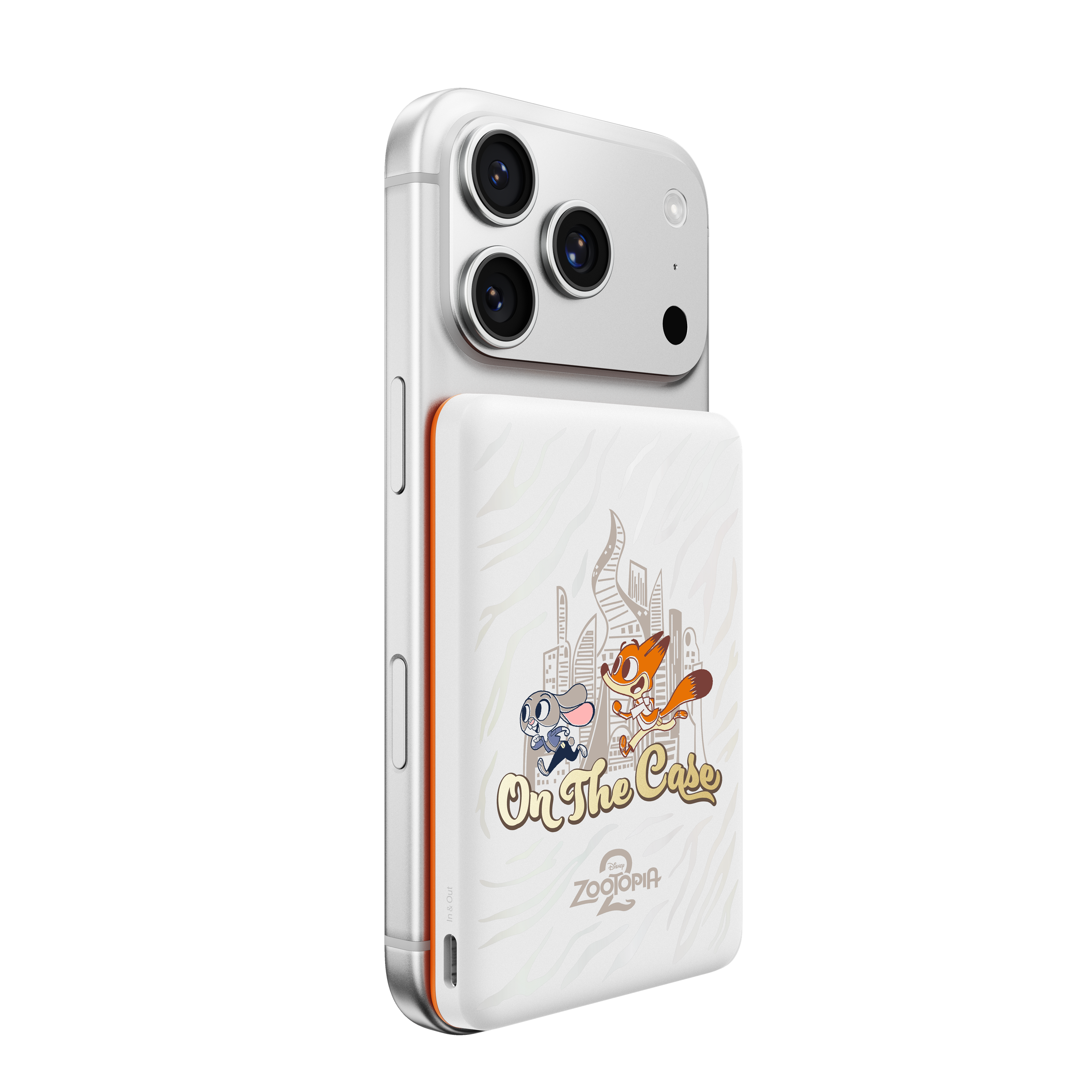 BoostCharge 纖薄磁吸行動電源 5K (優獸大都會2, 迪士尼系列)