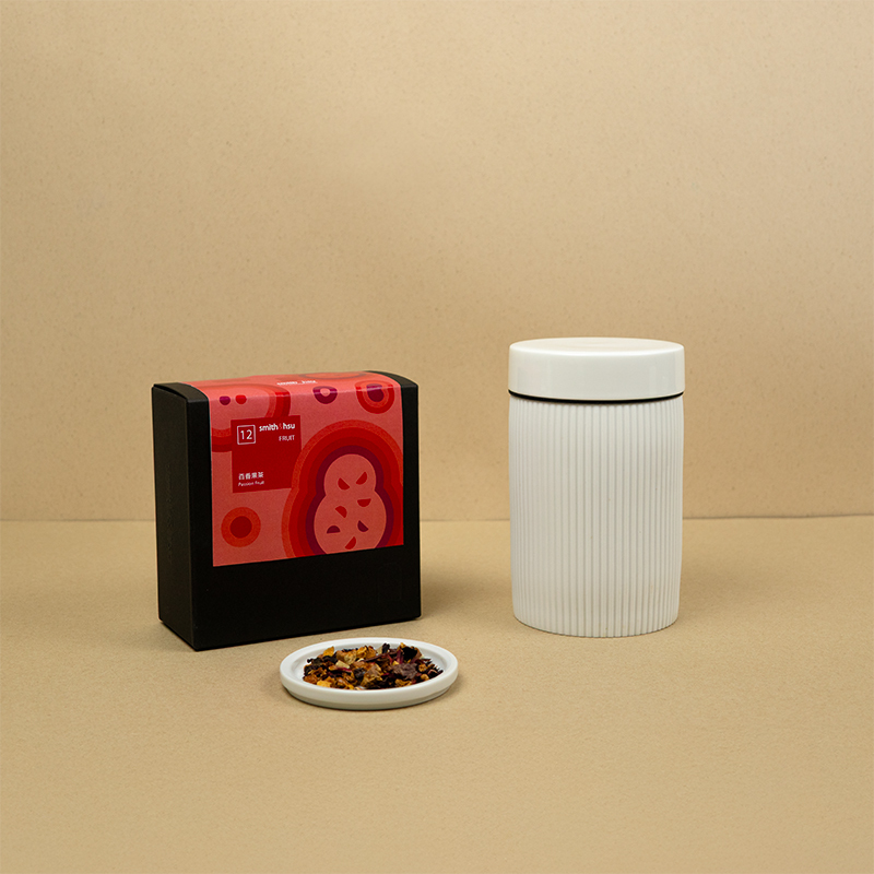 茶席收藏組_古希臘柱茶罐x百香果茶組