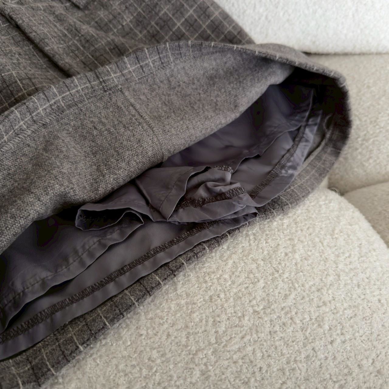 格子磨毛短裙 RAN61761