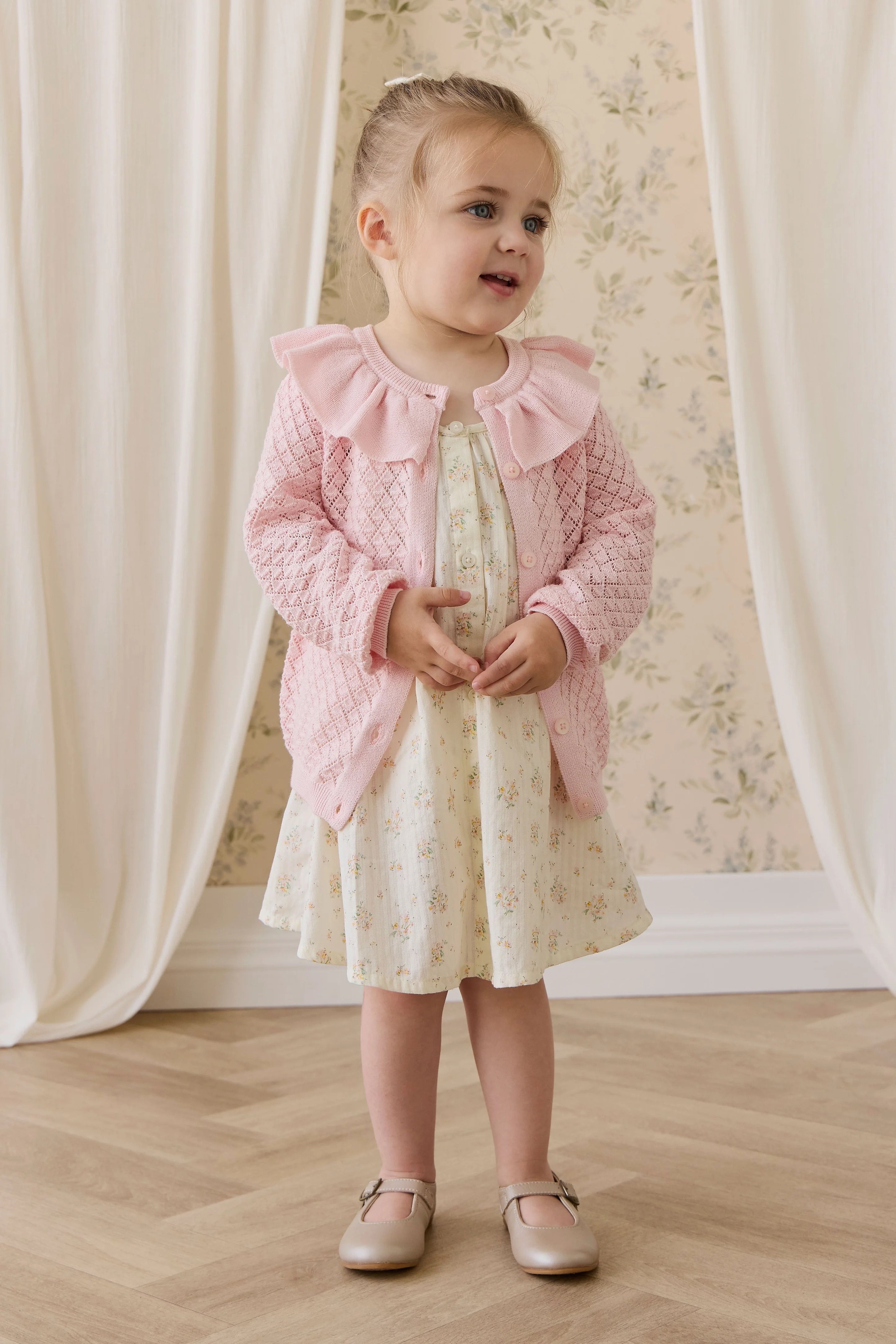 【預購】JAMIE KAY -Mary Cardigan（Cotton Candy）