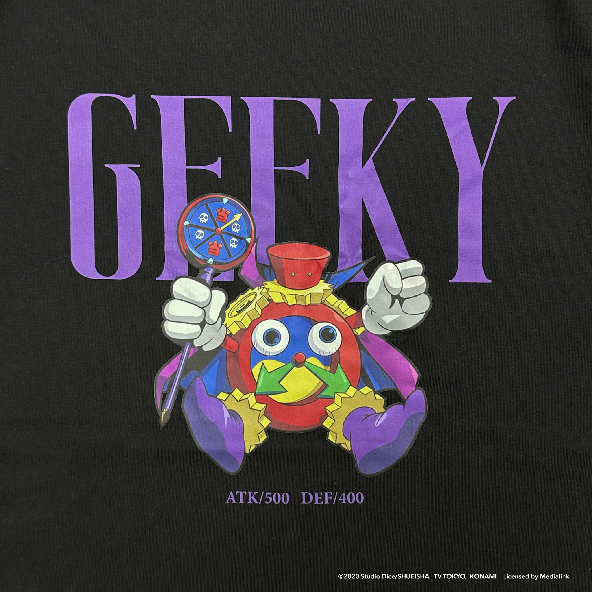 GEEKY x 遊戲王時間魔術師短T-黑