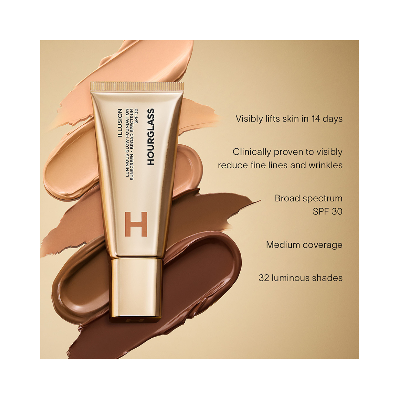 HOURGLASS Illusion Luminous Glow Foundation SPF 30 粉底液 35ml