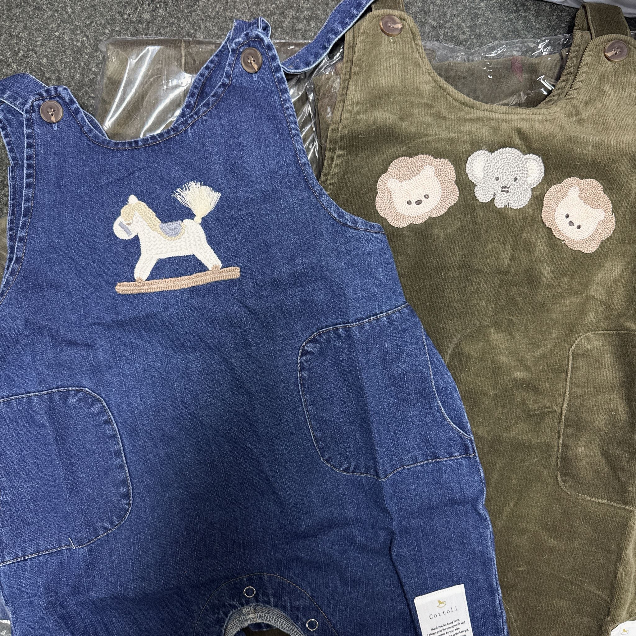 原單 木馬背帶褲