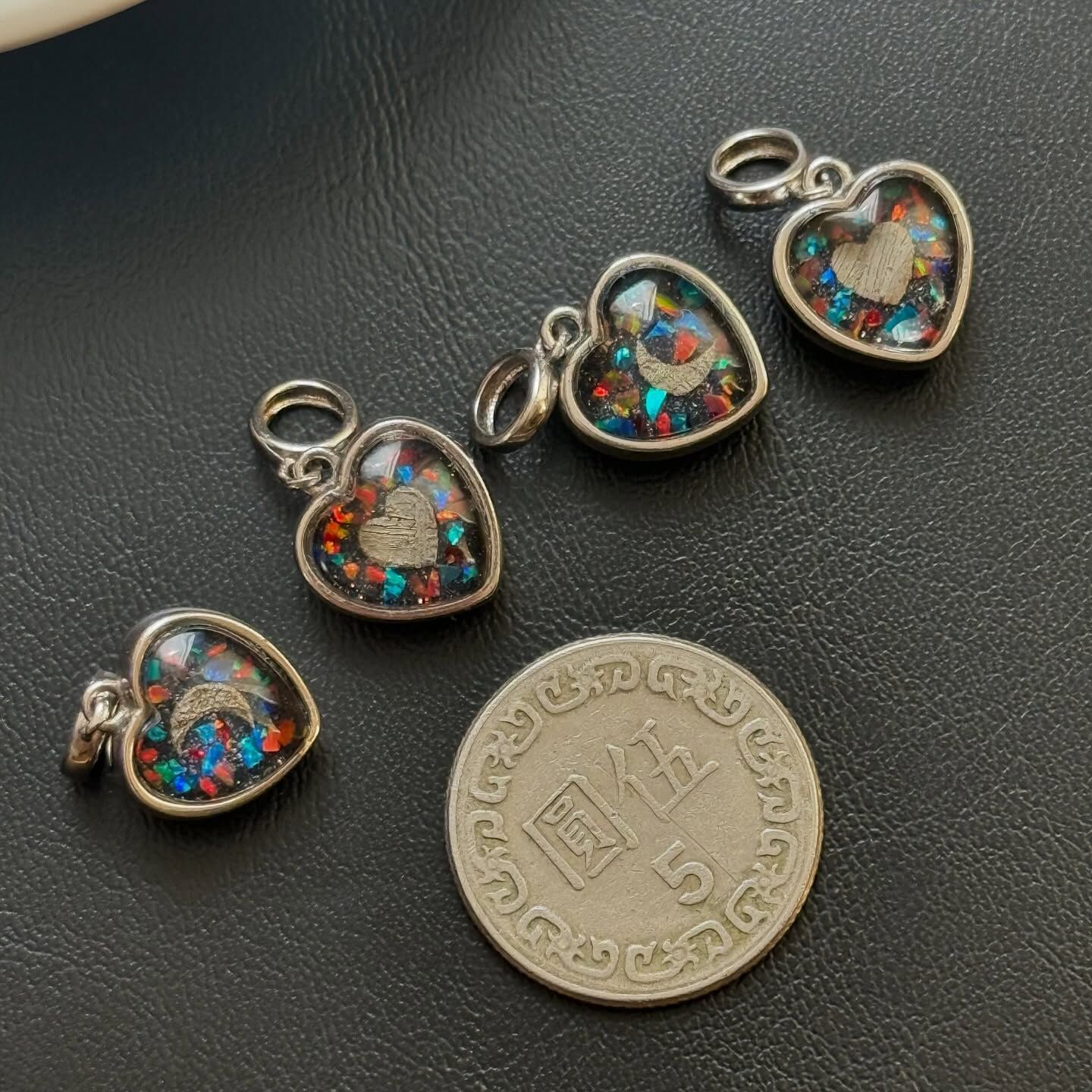 [原石] 鐵隕石 / 天鐵 愛心 項鏈吊墜