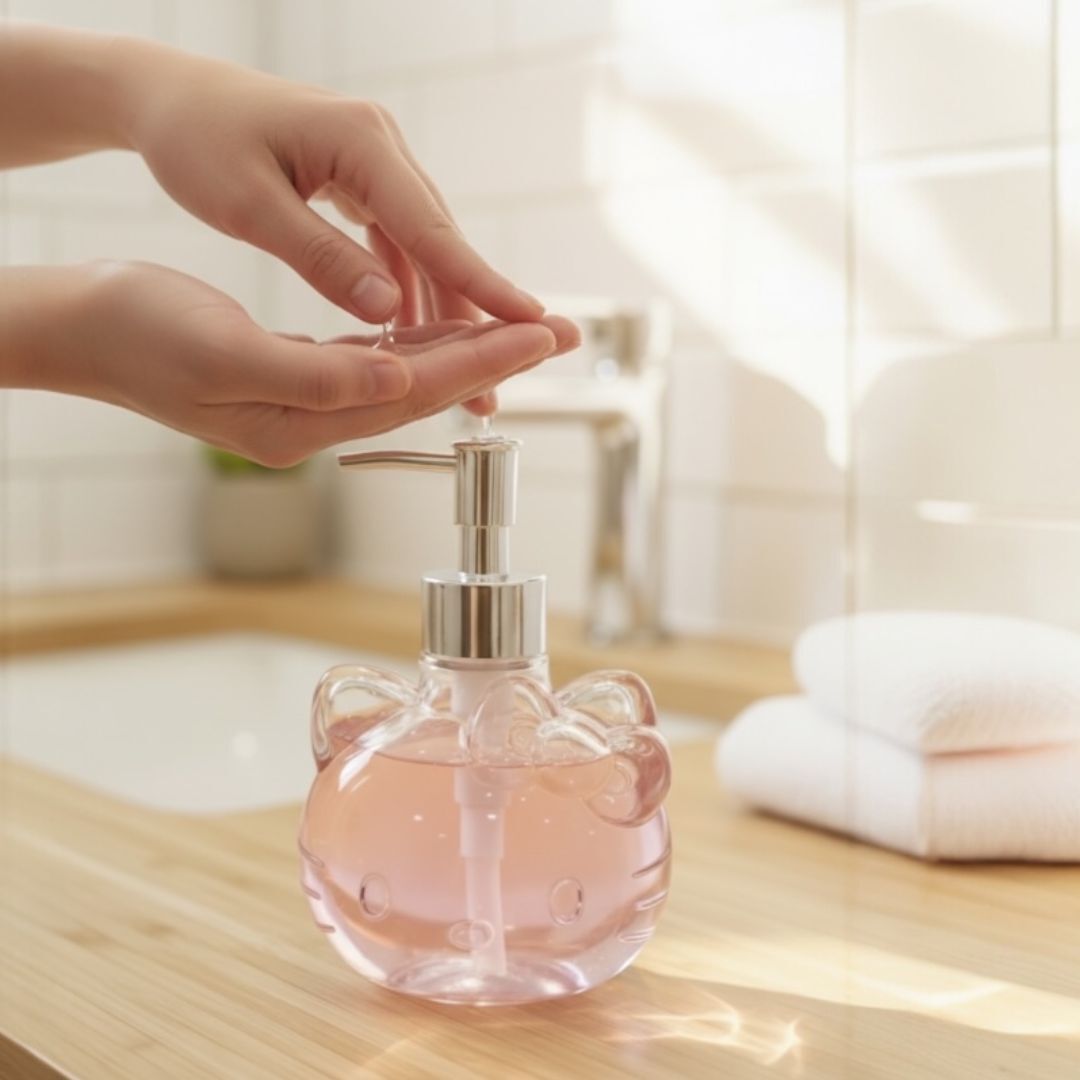 26045-KT Sanrio Hello Kitty 玻璃瓶 香氛洗手液 #TW-SW26