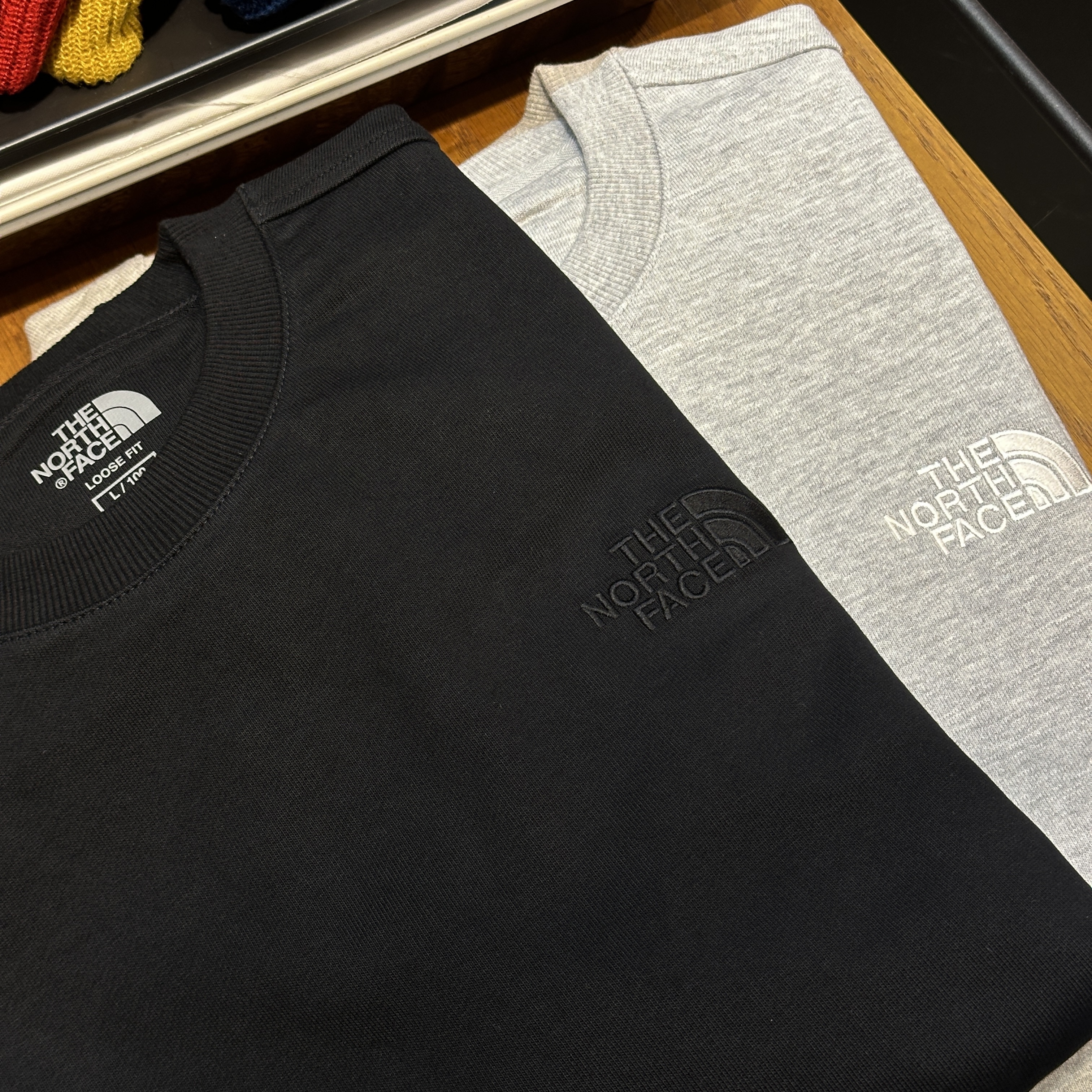【現貨】The North Face GO-TO SWEATSHIRTS 北臉 基本款 刺繡logo 大學tee NM5MR50