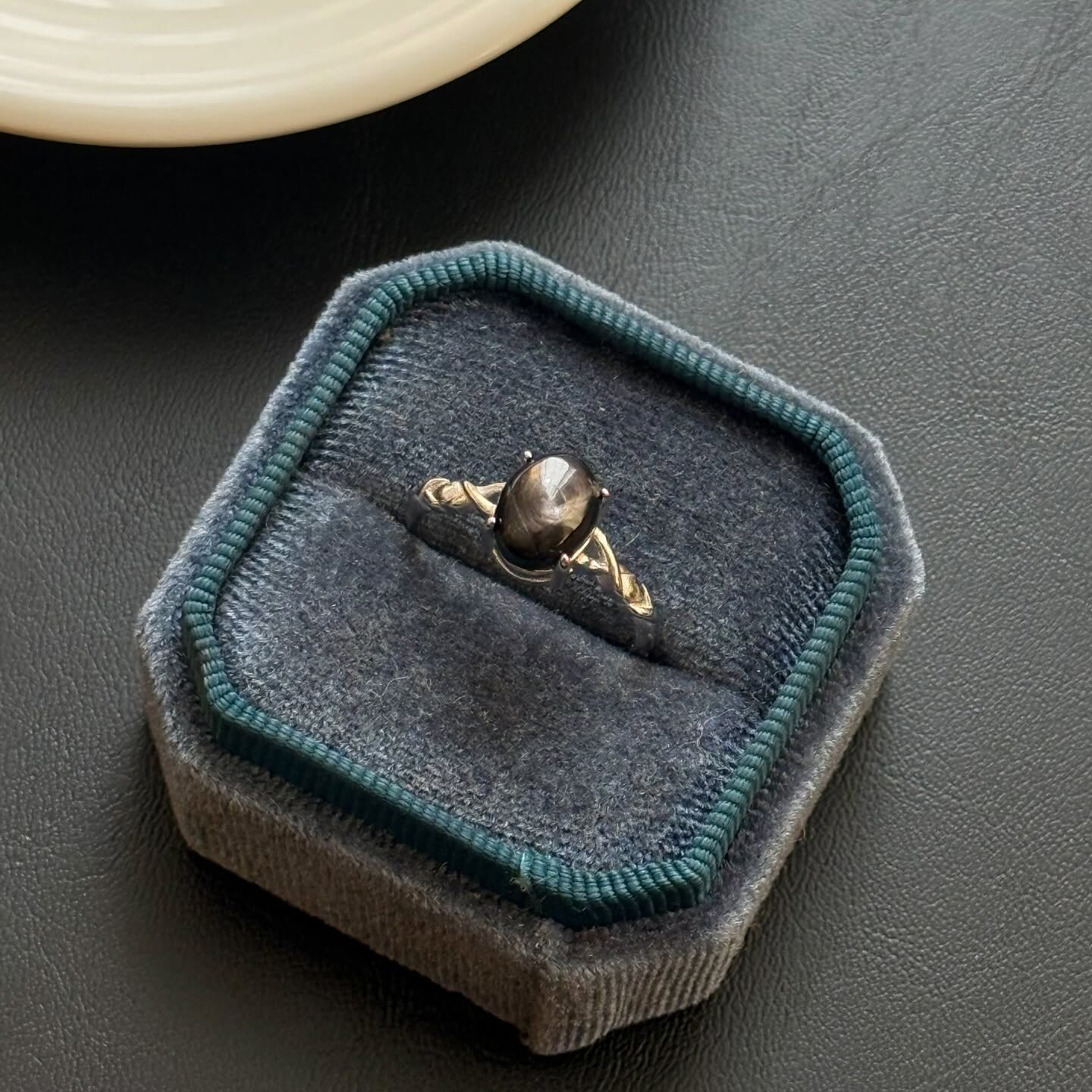 [原石] 金運石 水晶戒指