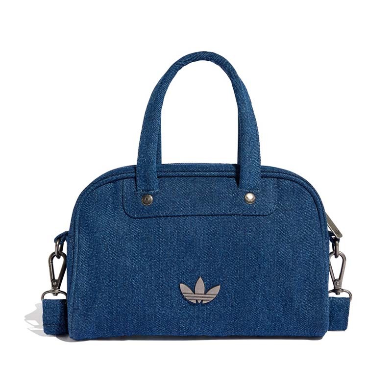 Adidas Adicolor Mini Bowling Bag 迷你保齡球包 手提肩背 小包 牛仔藍 KD7897 [台灣現貨]