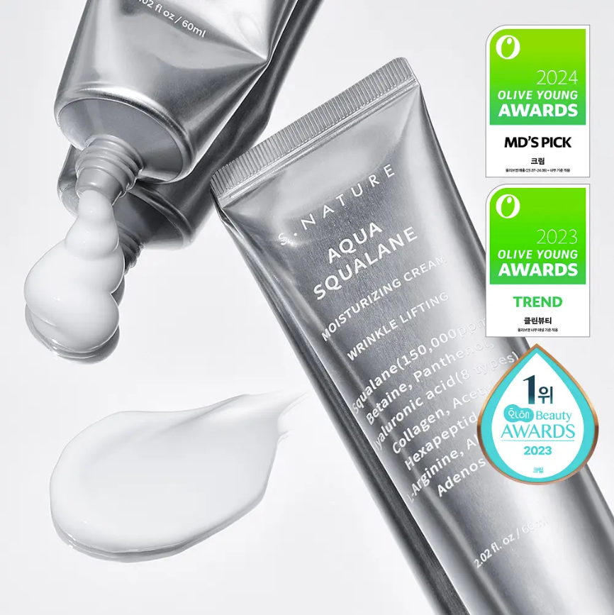 S.NATURE 特級天然角鯊烷補濕面霜 (60ml+60ml)