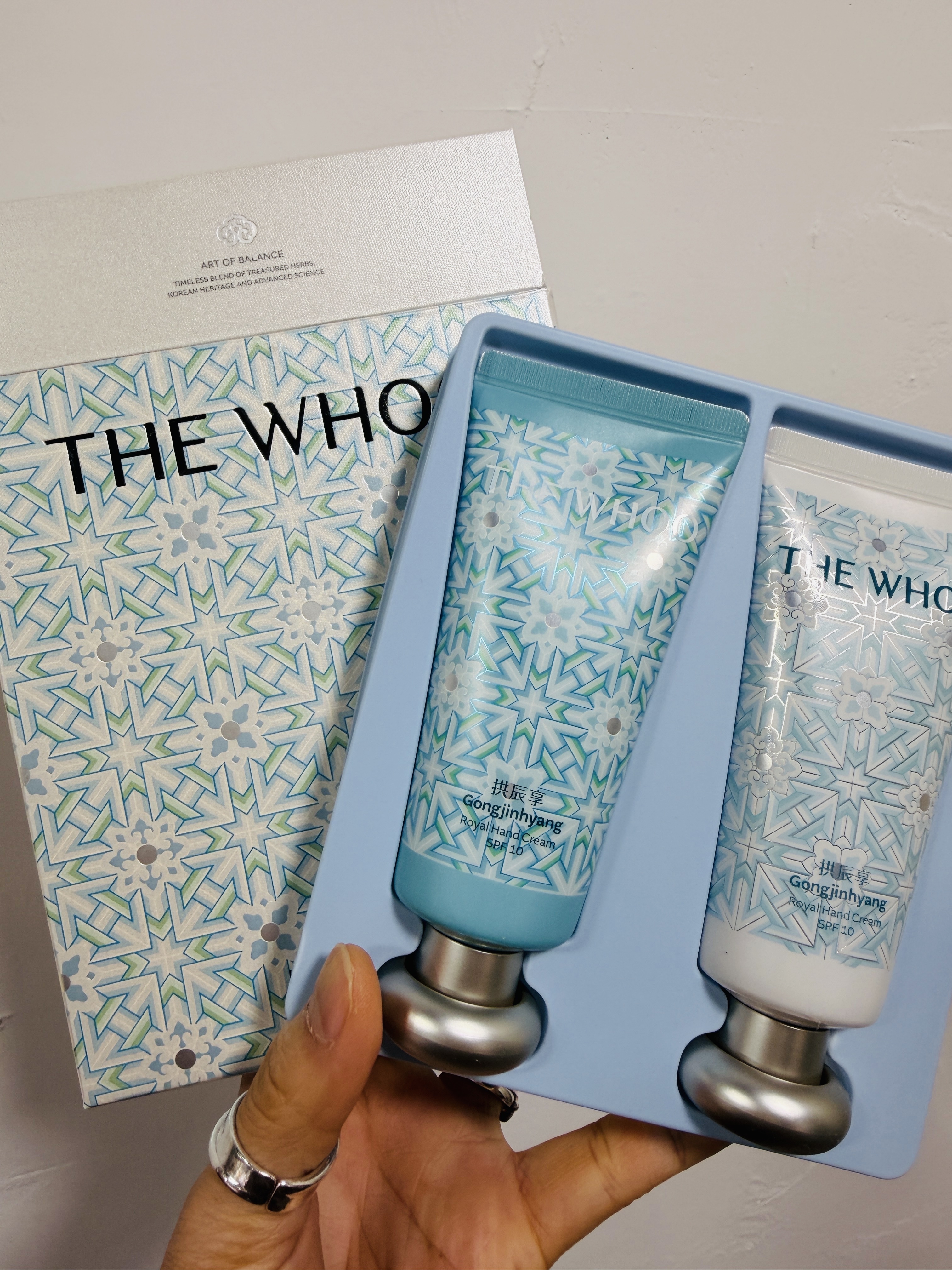 后 拱辰享 護手霜套裝｜1套2支 (每支60ml)【明星大愛✔️淡淡的韓國貴婦香✔️SPF10防曬保護的護手霜✔️】