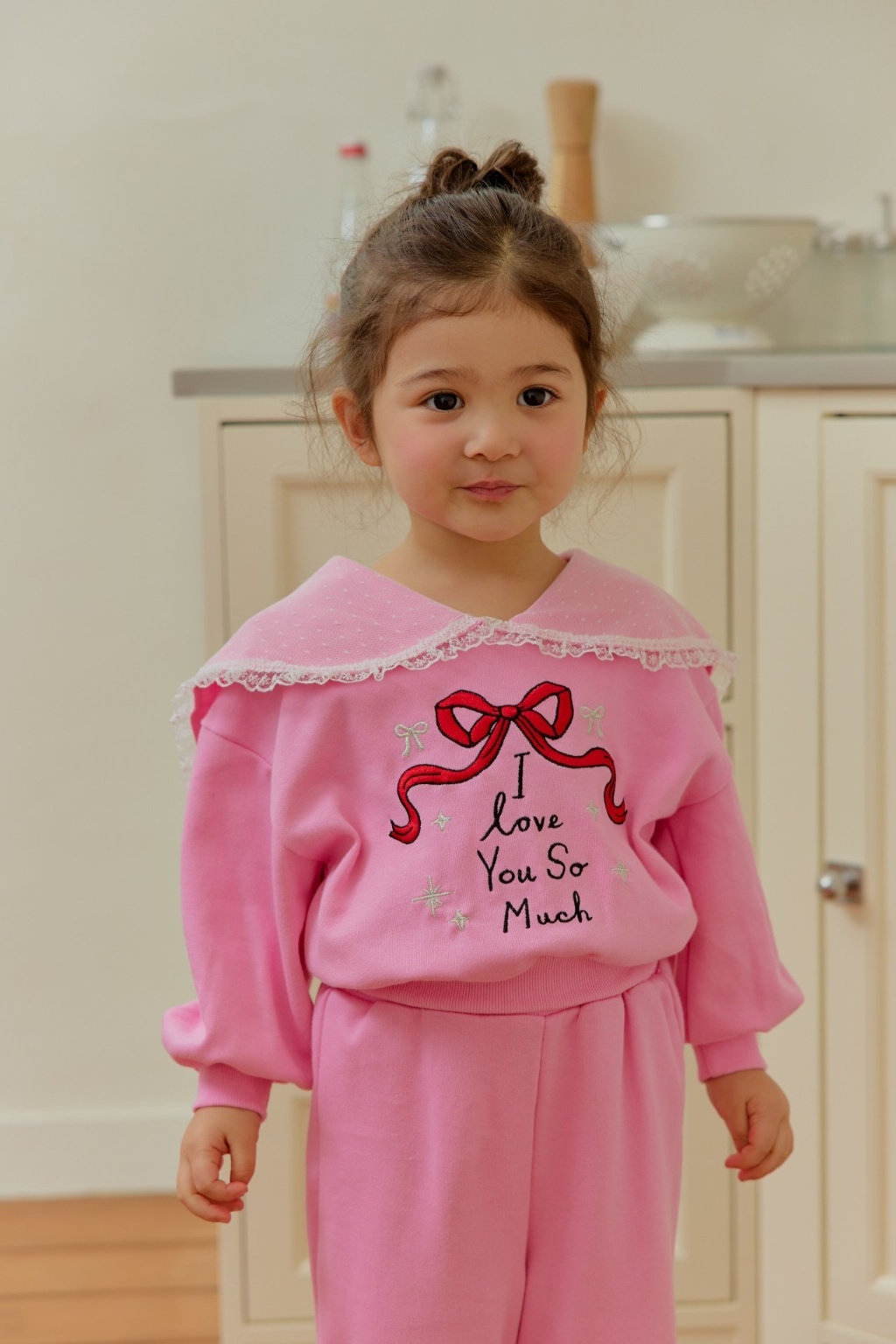 正韓春SERA 甜美緞帶蝴蝶結上衣