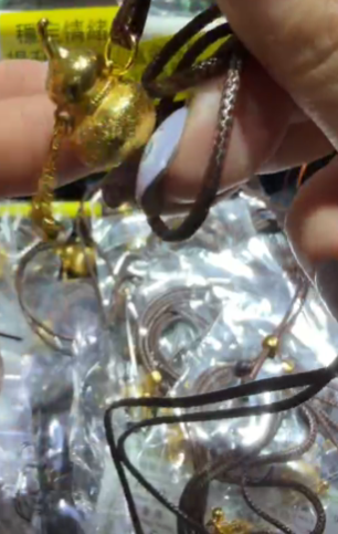 260211 - G2 真金電鍍拉絲葫蘆繩鏈(一物一證書)