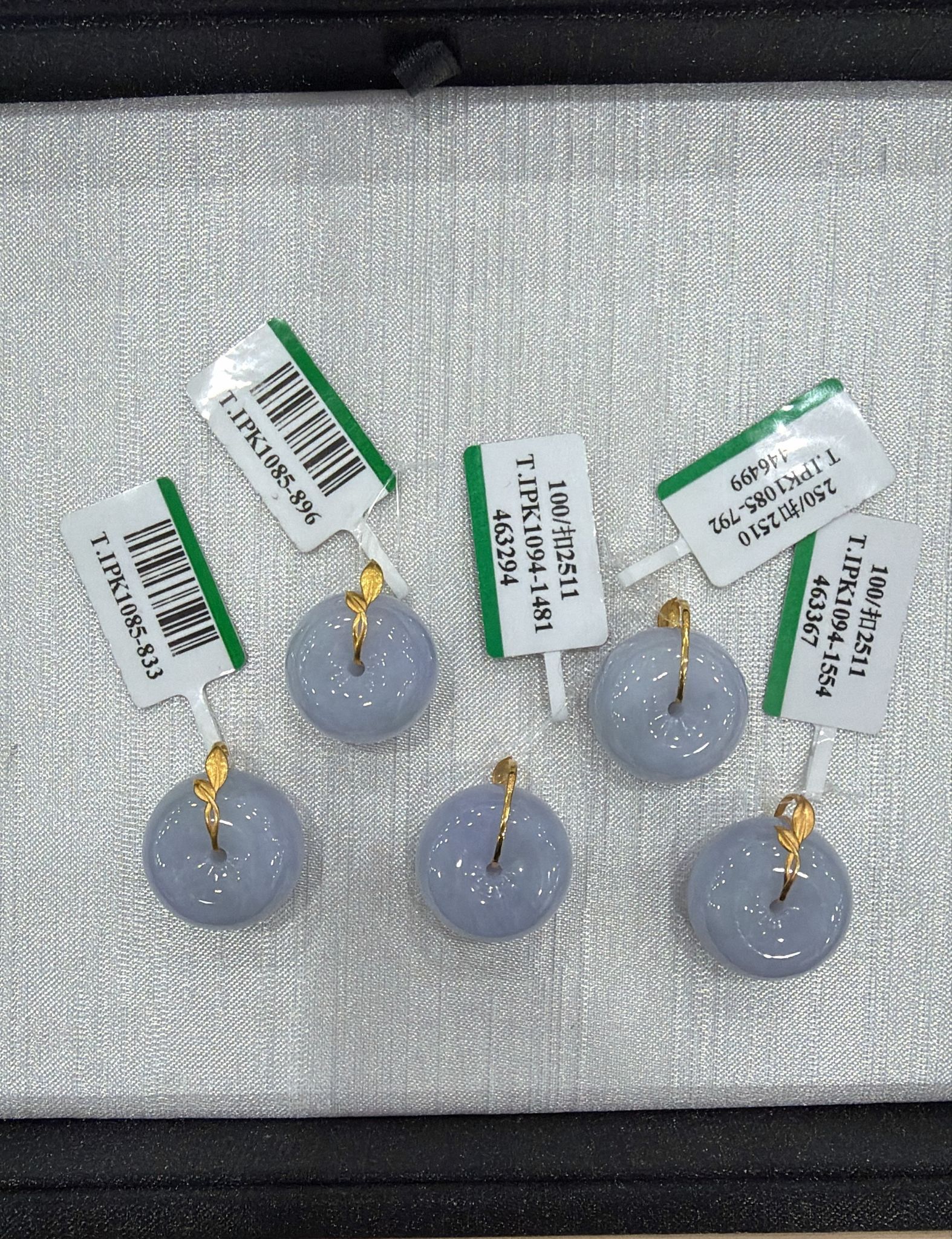 PV26 18k紫肥平安扣 (JD7819) **連證書