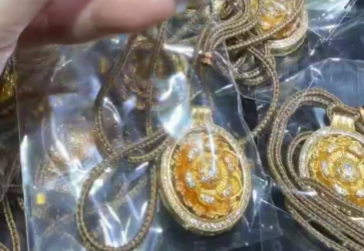 260211 - G3 真金電鍍滿鑽蓮花時來運轉繩鏈（一物一證書）