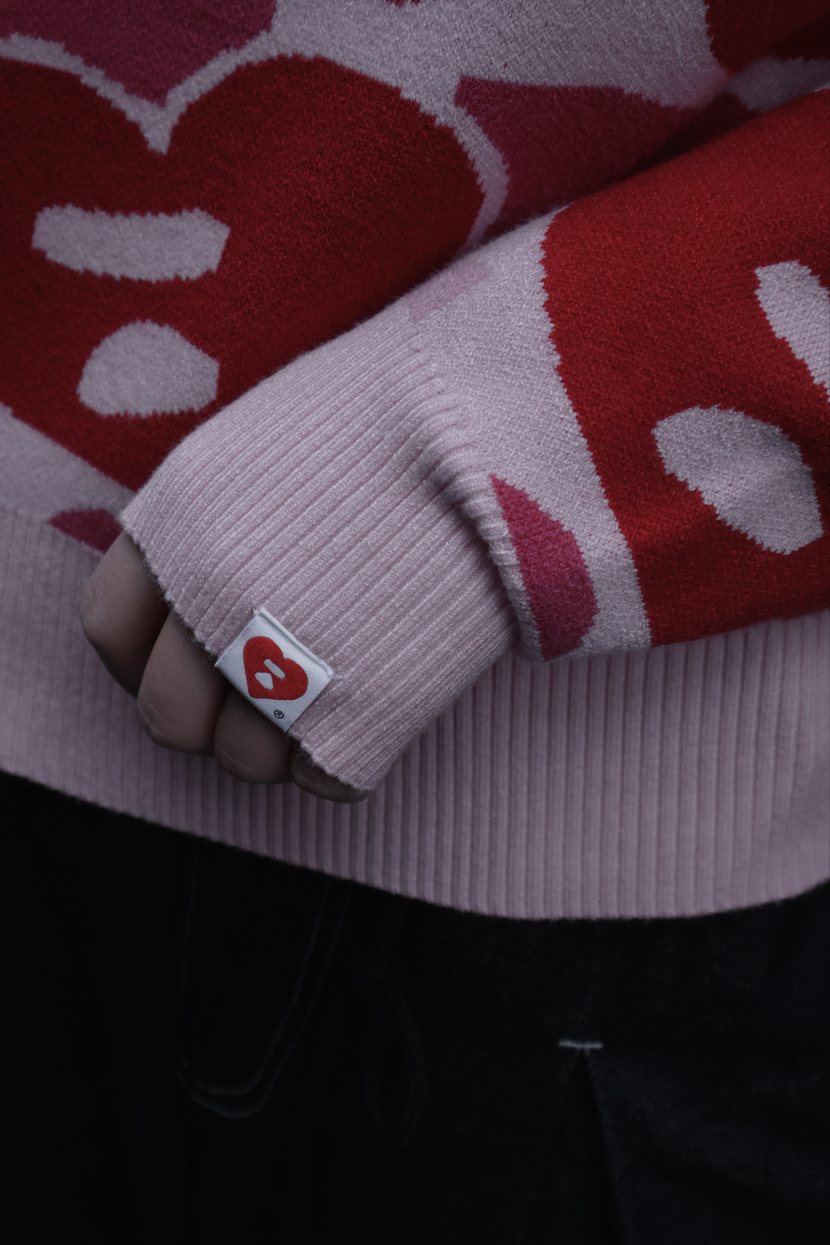 <快速出貨> A BATHING APE® 心形圖案LOGO 衛衣 針織毛衣