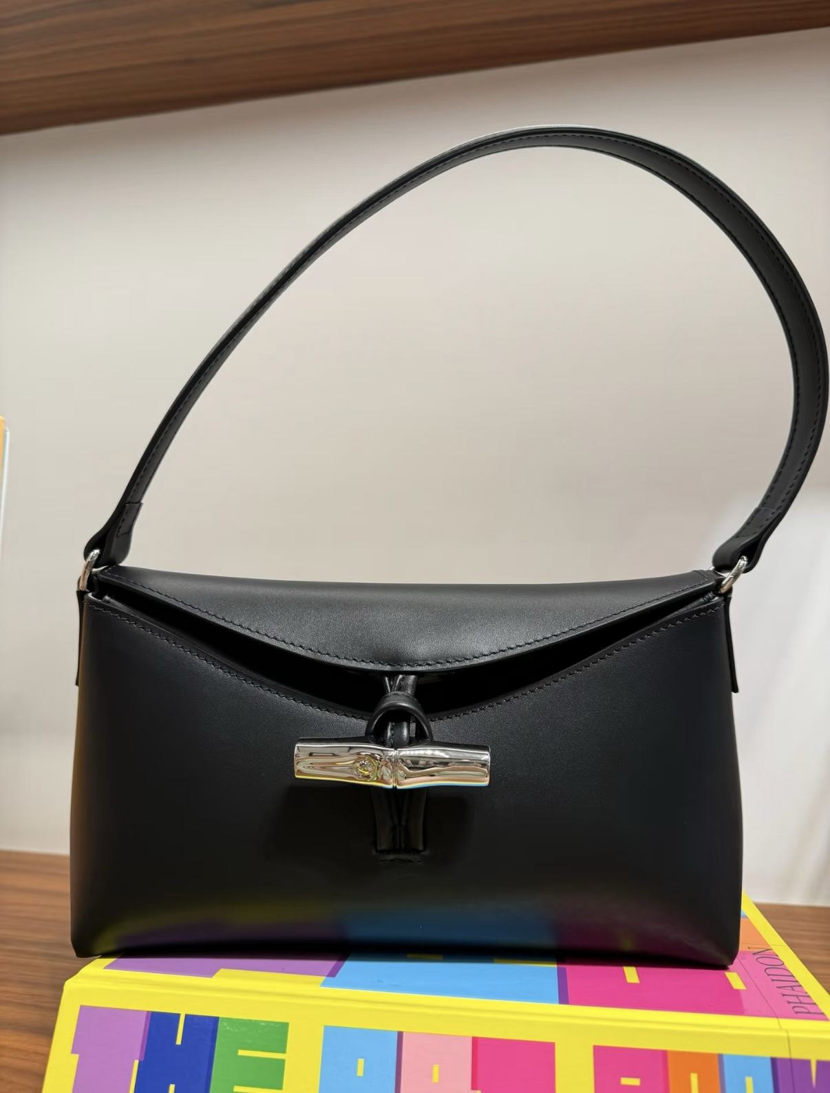 Longchamp Small Le Roseau Box Hobo Bag