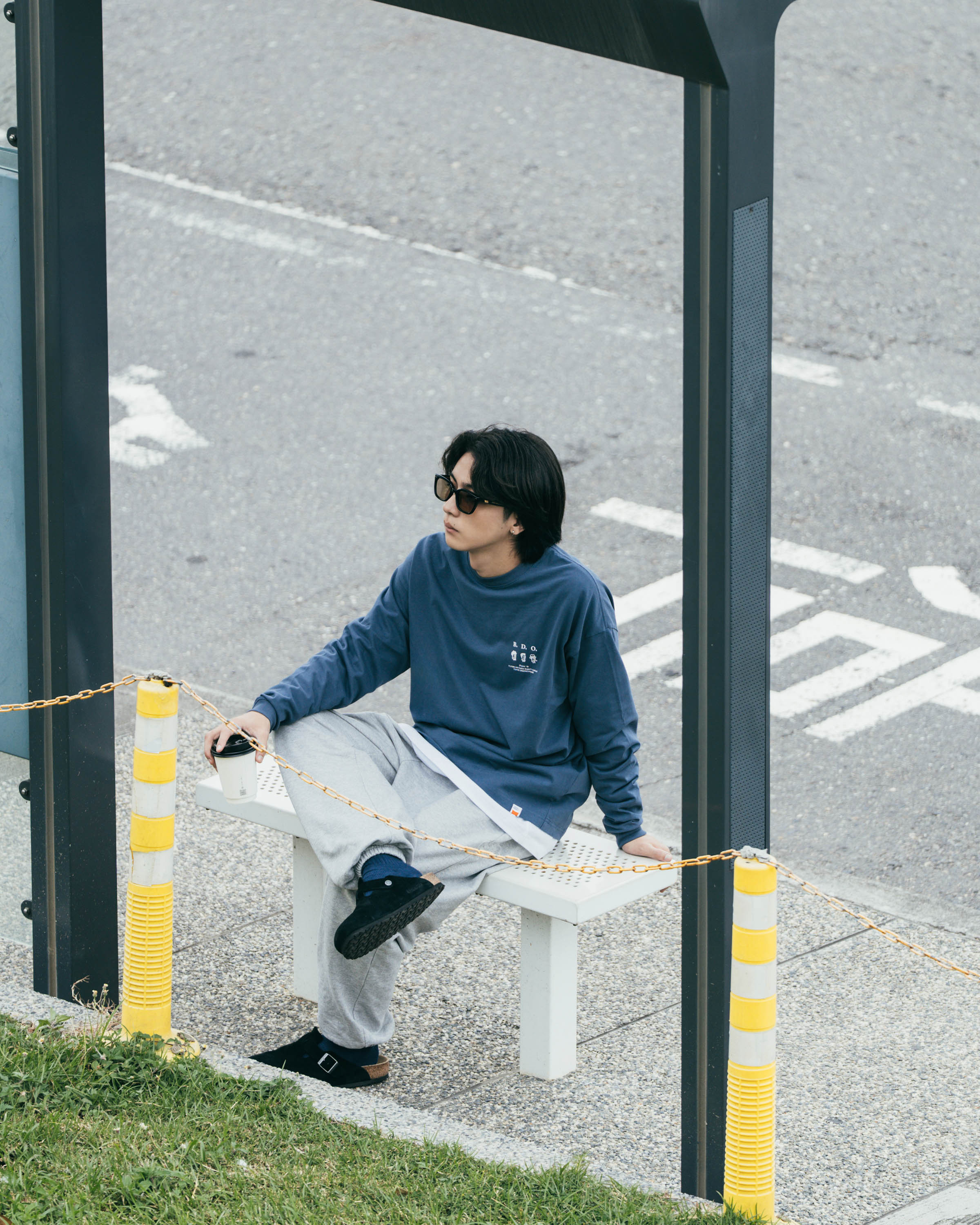 FAAM ESSENTIAL CREW - 素面單色針織高筒襪