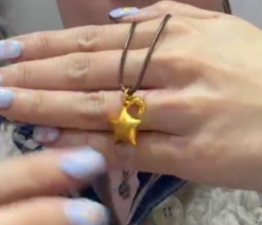 260211 - G9 真金電鍍星月款繩鏈（一物一證書）