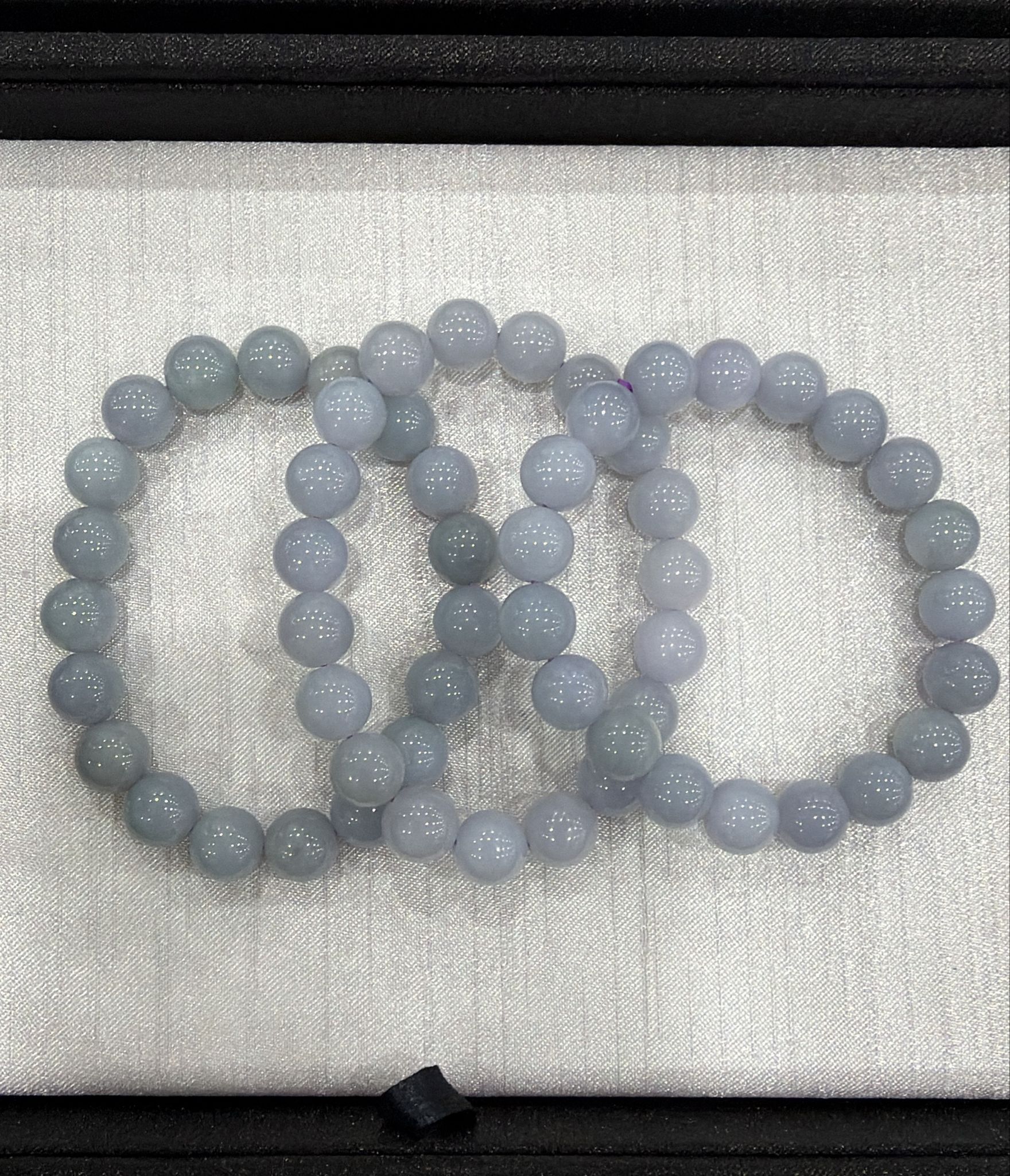 PV35 淡藍紫手串 約10mm  (JD7990) **連證書