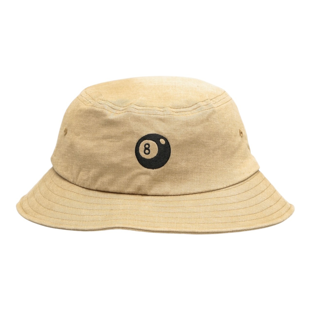 STUSSY 8 Ball Bucket Hat Tan SIZE S/M