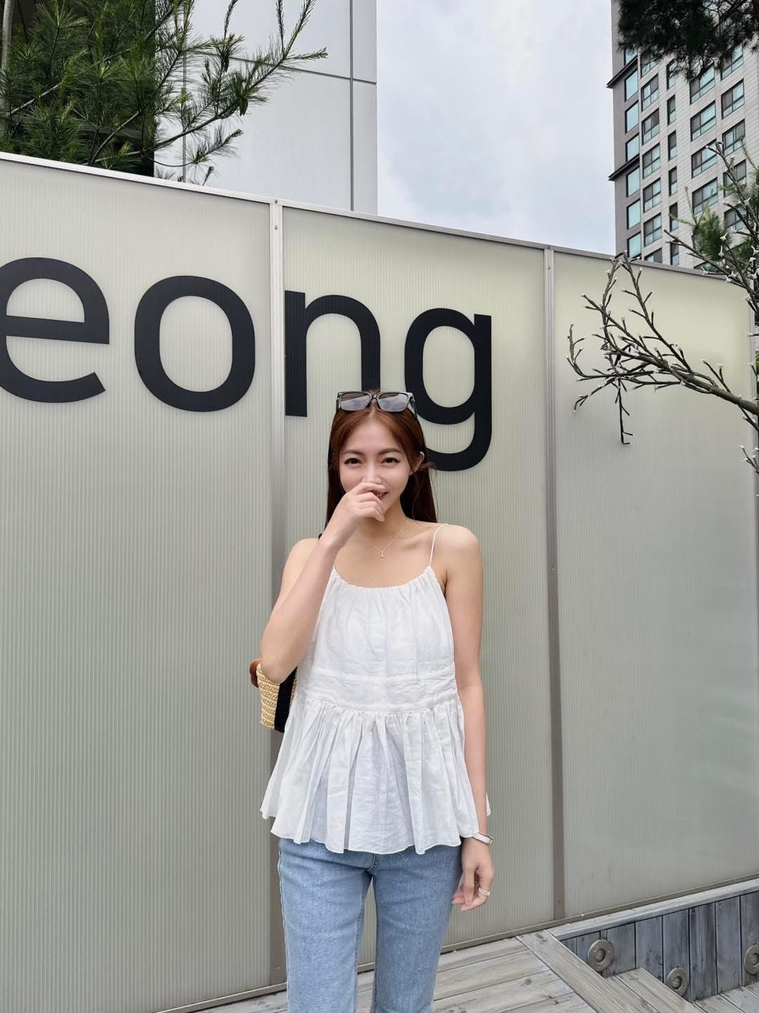 奈奈大推！仙氣小姊姊超長腿雙釦高腰喇叭褲(S/M)