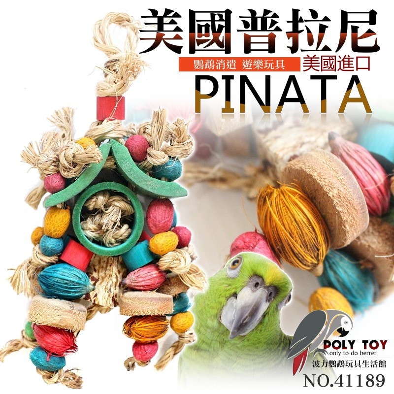 美國進口普拉尼鸚鵡玩具 中式小屋 鸚鵡消遣遊樂玩具 益智玩具 鸚鵡啃咬玩具 波力鸚鵡玩具生活館