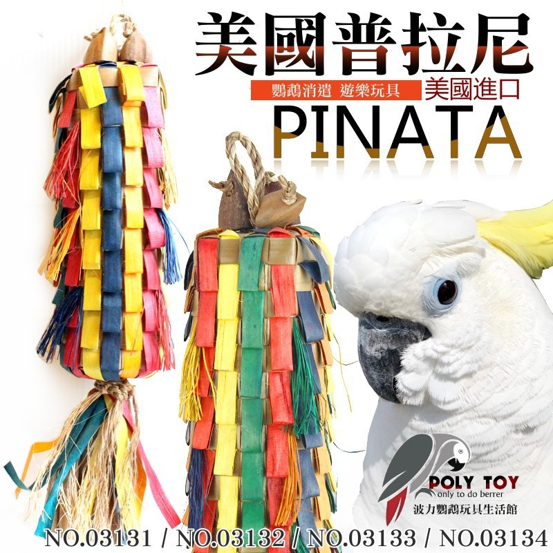 美國進口普拉尼鸚鵡玩具 棕梠葉玩具 鸚鵡消遣遊樂玩具 益智玩具 鸚鵡啃咬玩具 波力鸚鵡玩具生活館