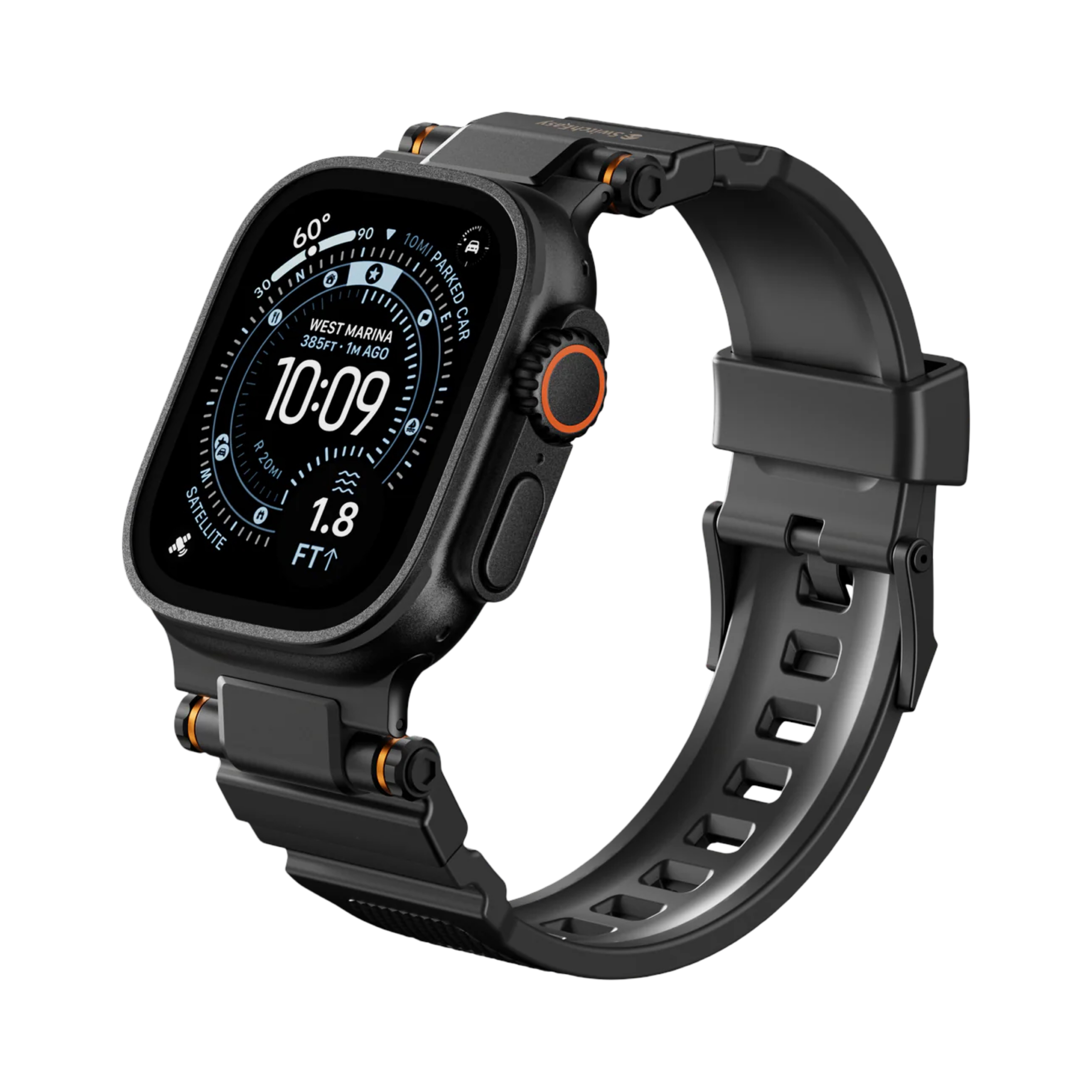 SwitchEasy Apple Watch 44/45/46/49mm Rugged 矽膠防水錶帶