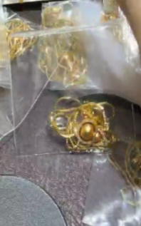 260211 - G21 真金電鍍小葫蘆吊咀+砂金針鏈（一物一證書）