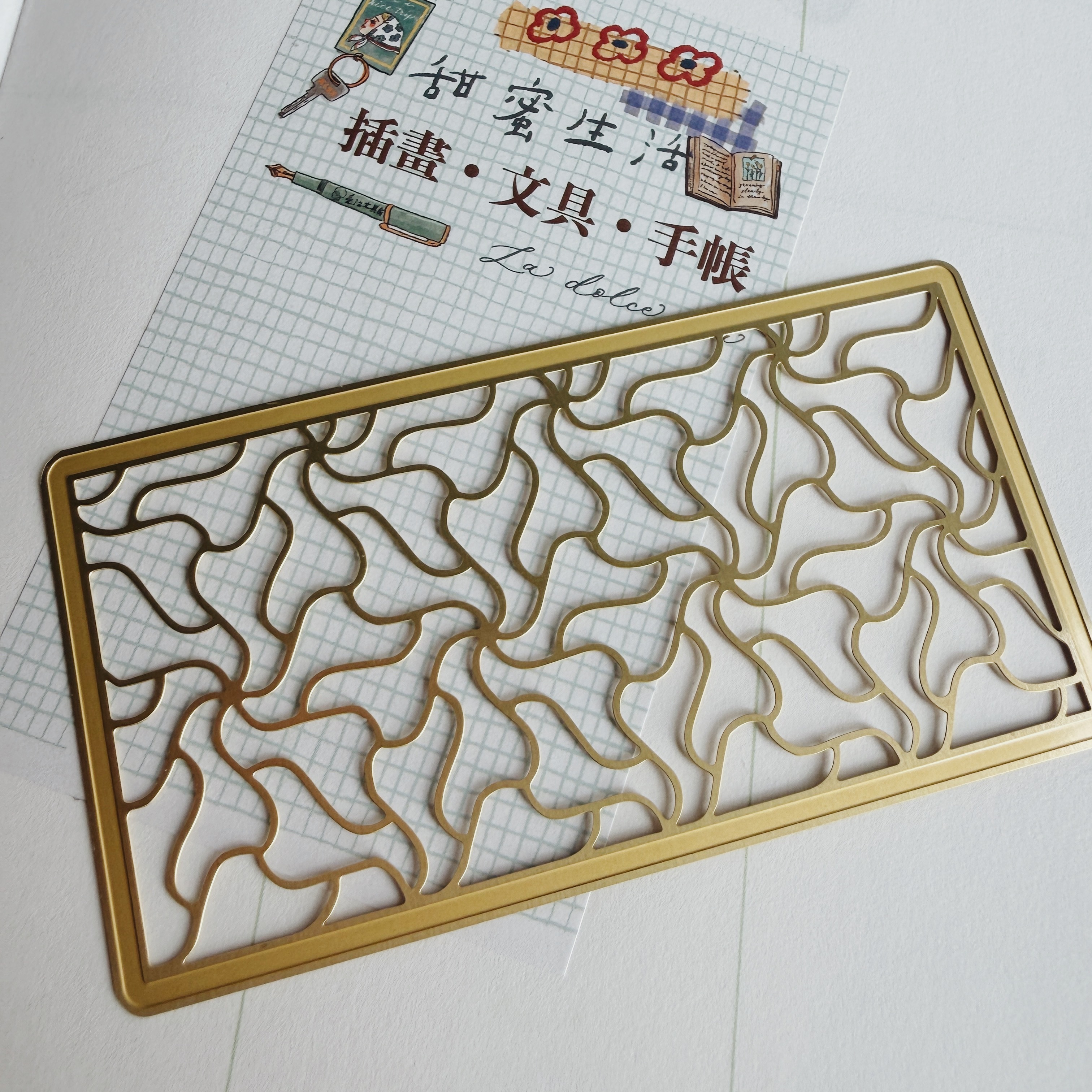 老屋窗花書籤尺 雲想衣裳