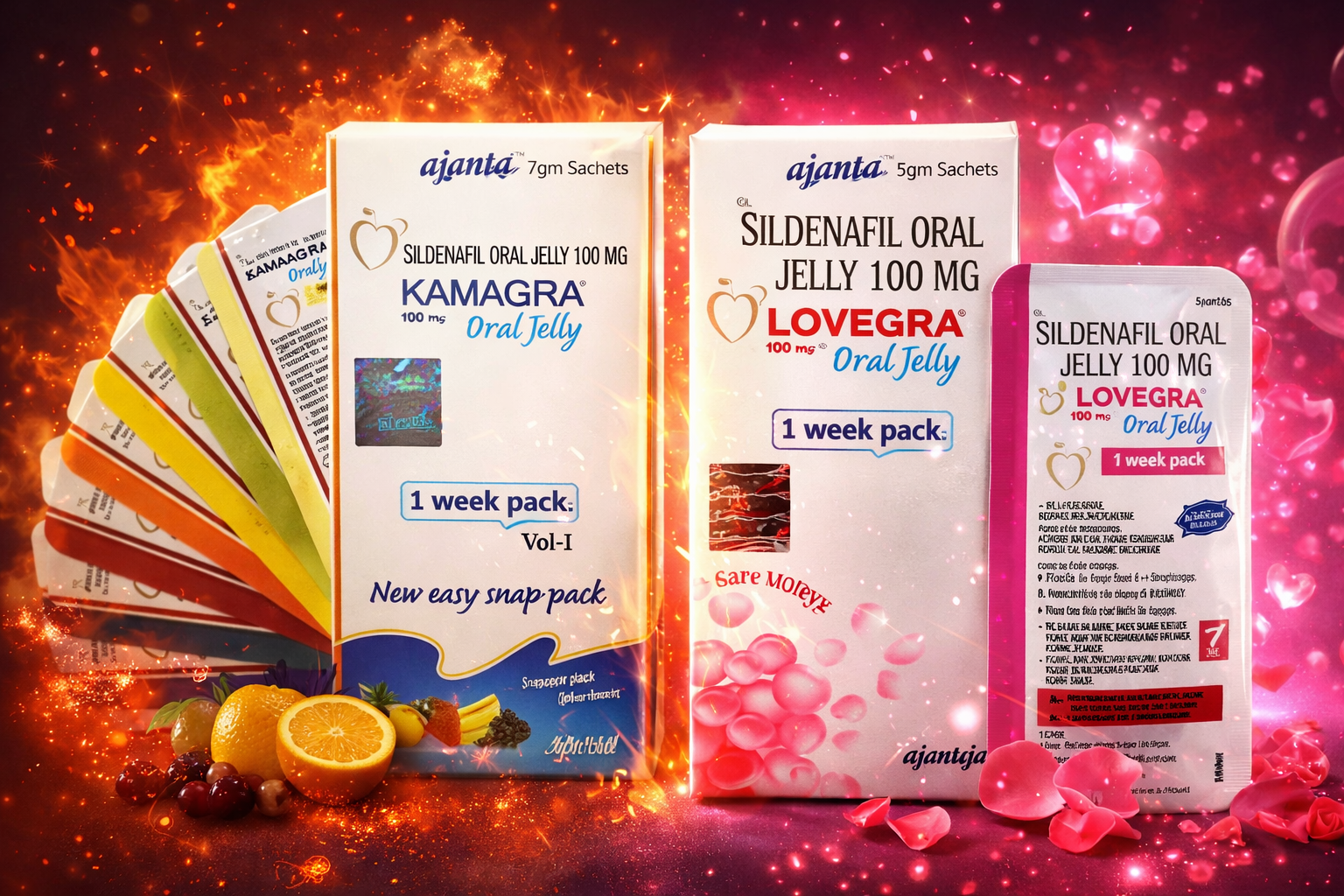 現貨 泰國 正貨 Kamagra Lovegra oral jelly 威而鋼果凍 男/女  植物威而鋼果凍