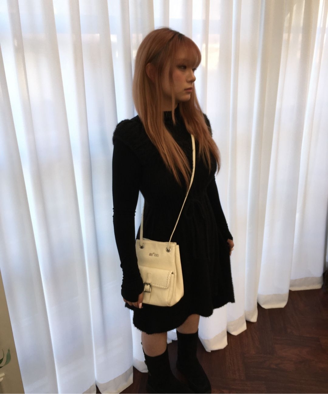 ASON VEIL 簡約 高領 長袖 上衣 AS_P0000CSS