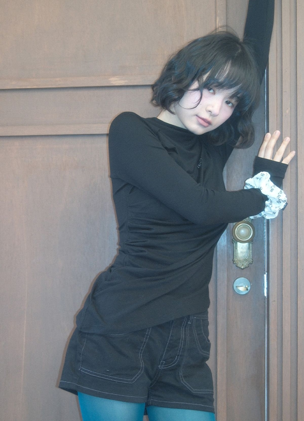 ASON VEIL 簡約 高領 長袖 上衣 AS_P0000CSS