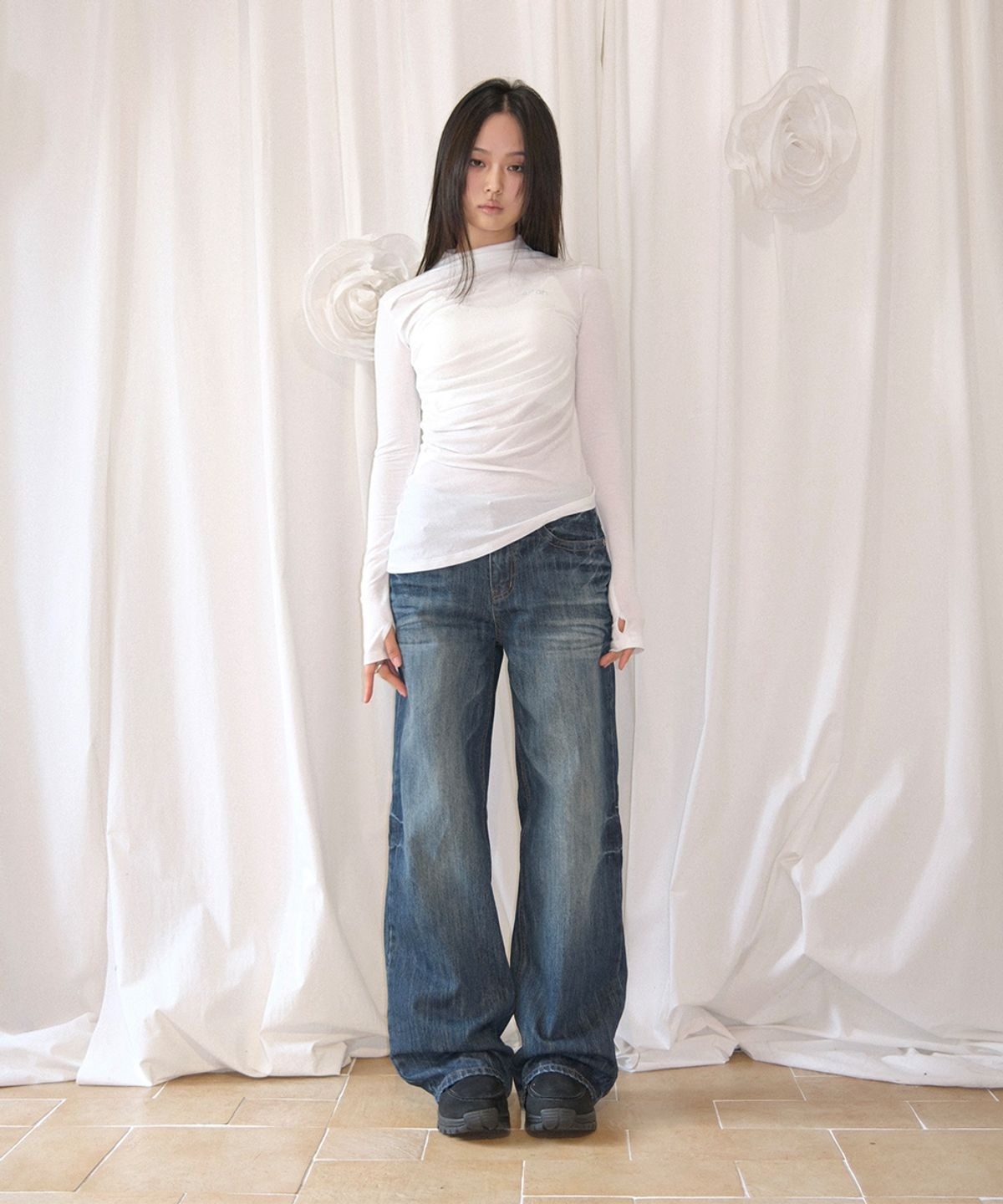 ASON MIDNIGHT 復古 水洗 長褲 牛仔褲 AS_P0000CSJ