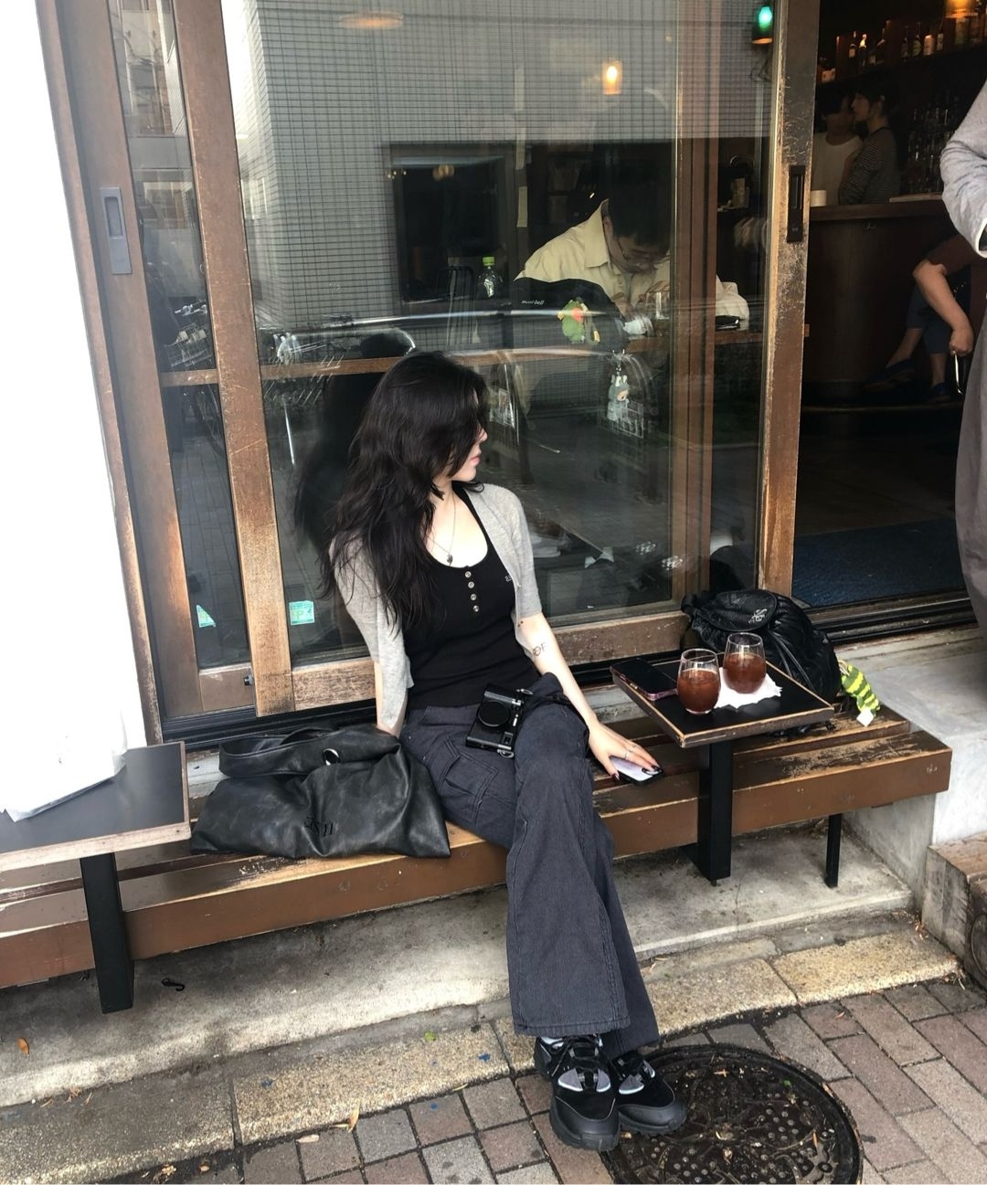 ASON AVA 修身 喇叭褲 長褲 AS_P0000CQN