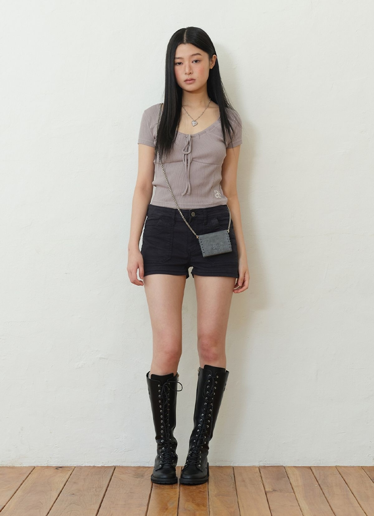 ASON SAND 低腰 修身 短褲 AS_P0000CJA