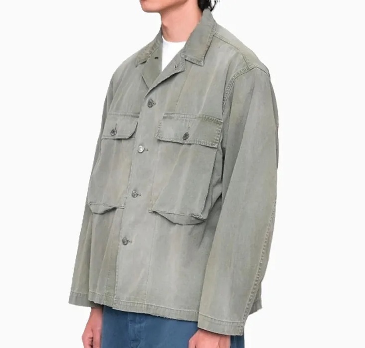 LAST PCS: A.PRESSE 2025 VINTAGE WW2 US ARMY UTILITY JACKET (25AAP-01-50) - SIZE 3 PRE ORDER ITEM (預訂中)