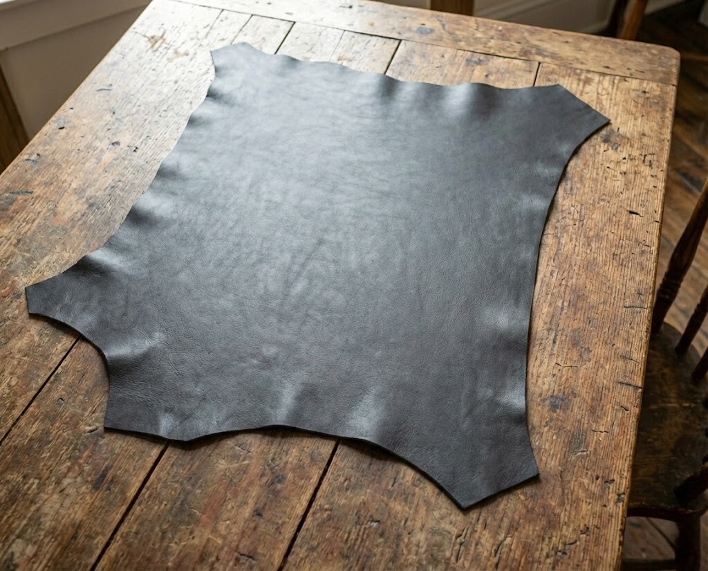 Sanly Joy 使用的霧面真皮皮革，用來製作真皮男鞋，透氣柔軟舒適好穿。