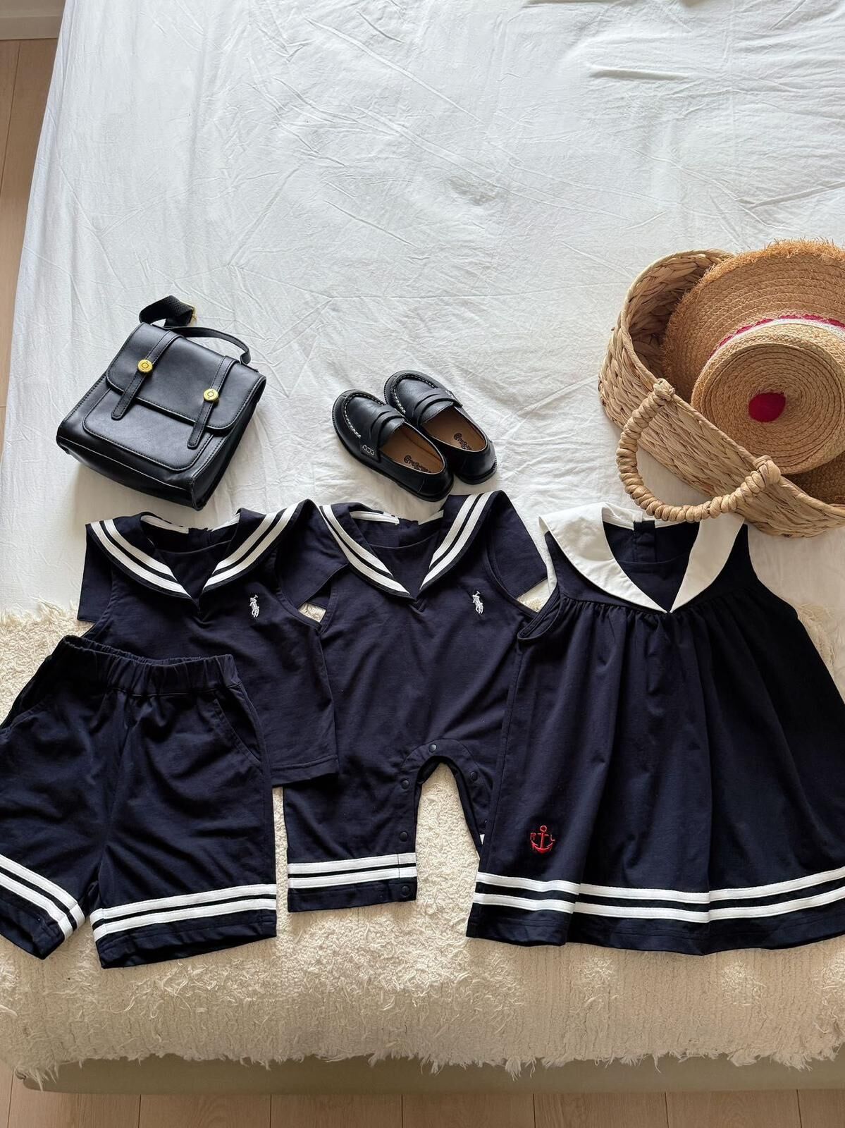 廠單 RL Polo夏日海軍風兄妹裝