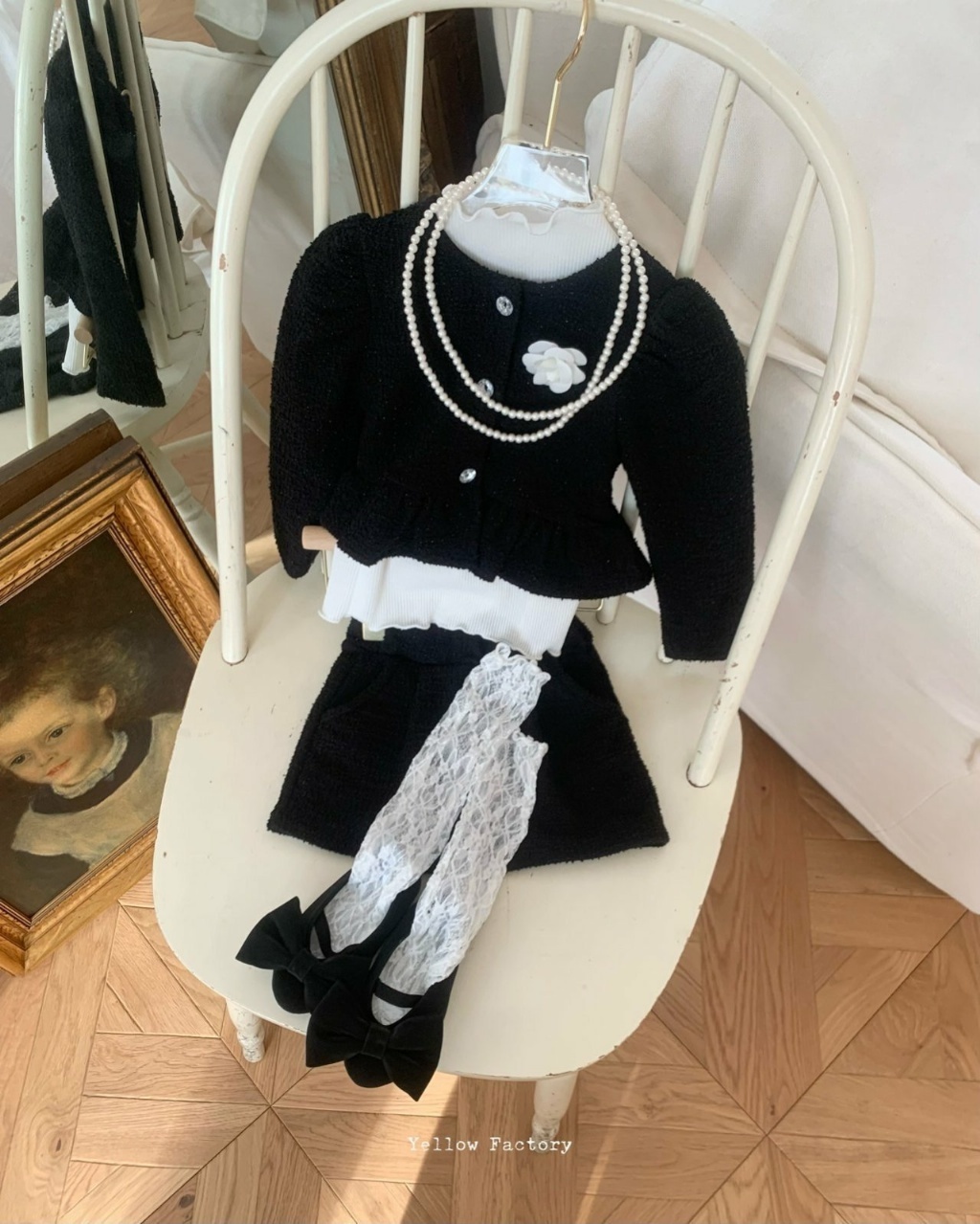 正韓春yellowfactory 小香風毛呢外套