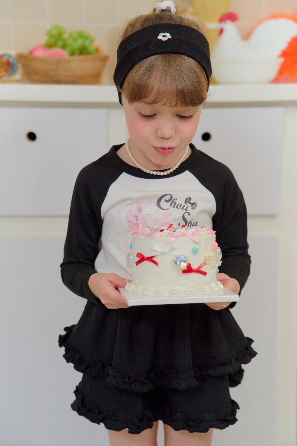 正韓春Chouchoushasha 三色小花髮帶