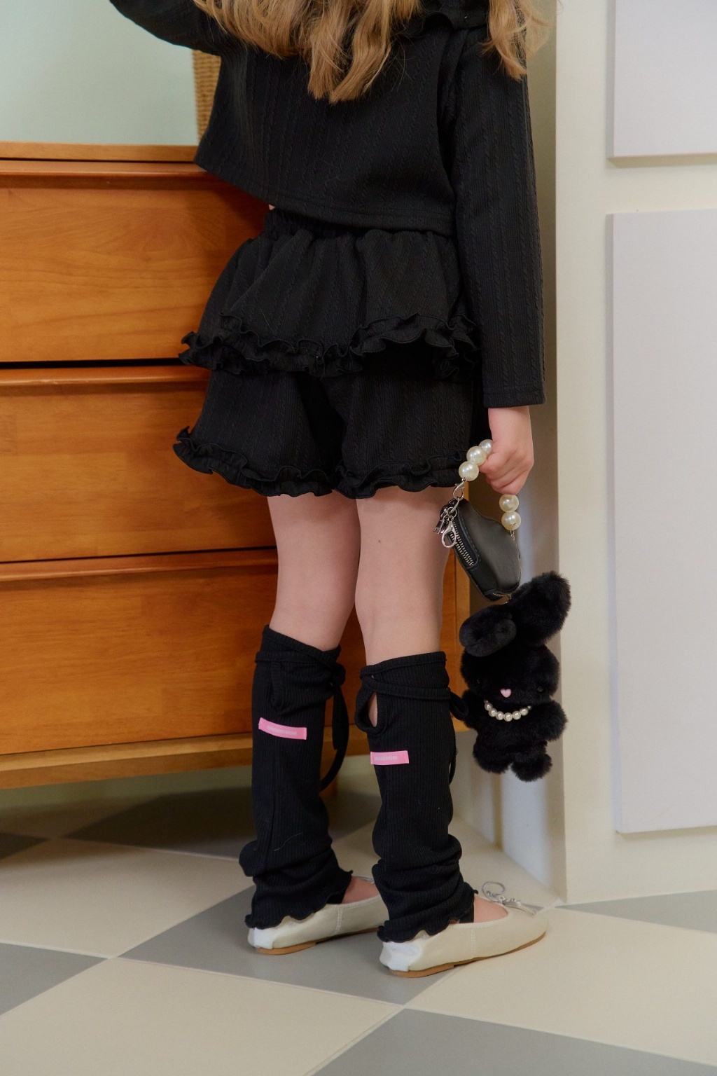 正韓春Chouchoushasha 2色麻花層次短褲