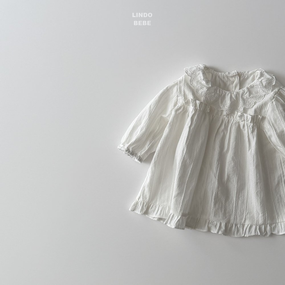 正韓春lindo 嫩嬰純淨花邊洋裝