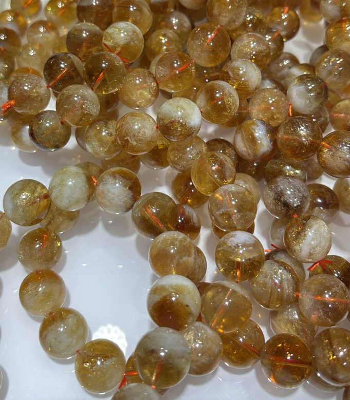 260211 - G61 15mm+焦糖奶黃藍針手串