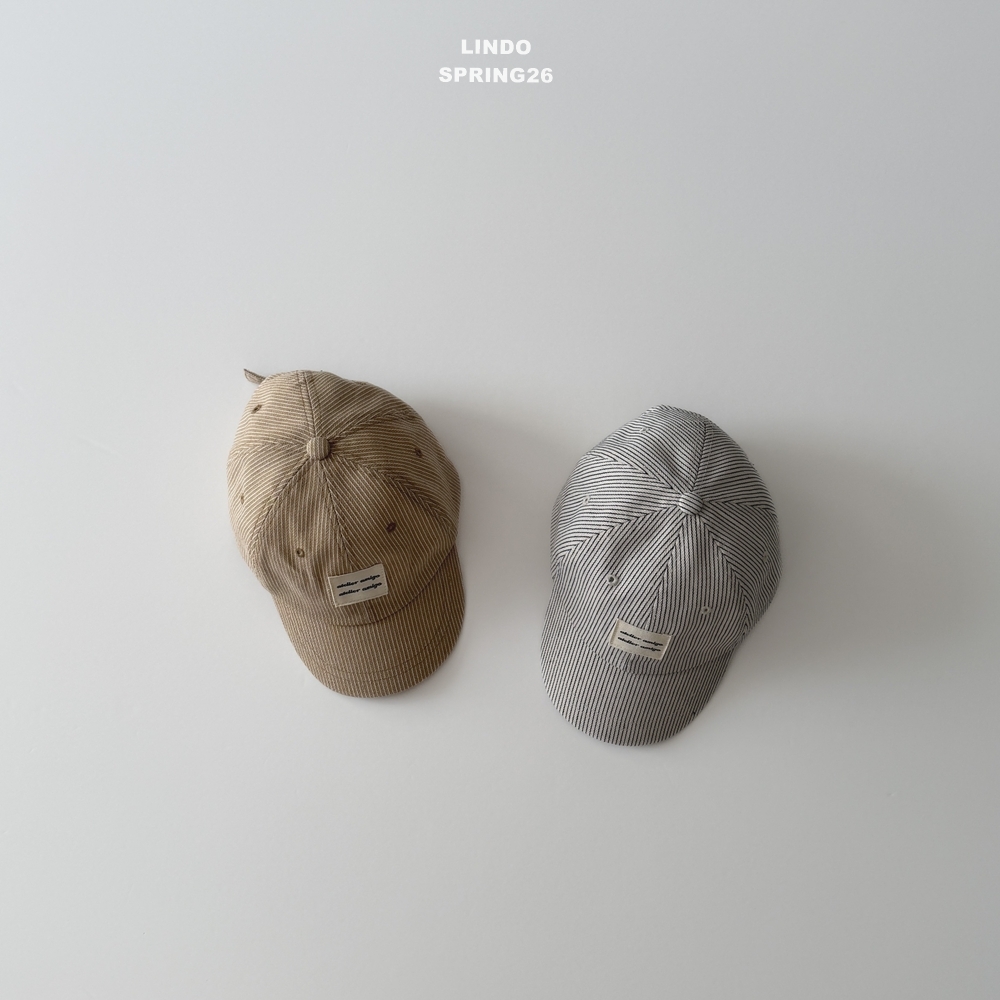 正韓春lindo 直條帥氣棒球帽